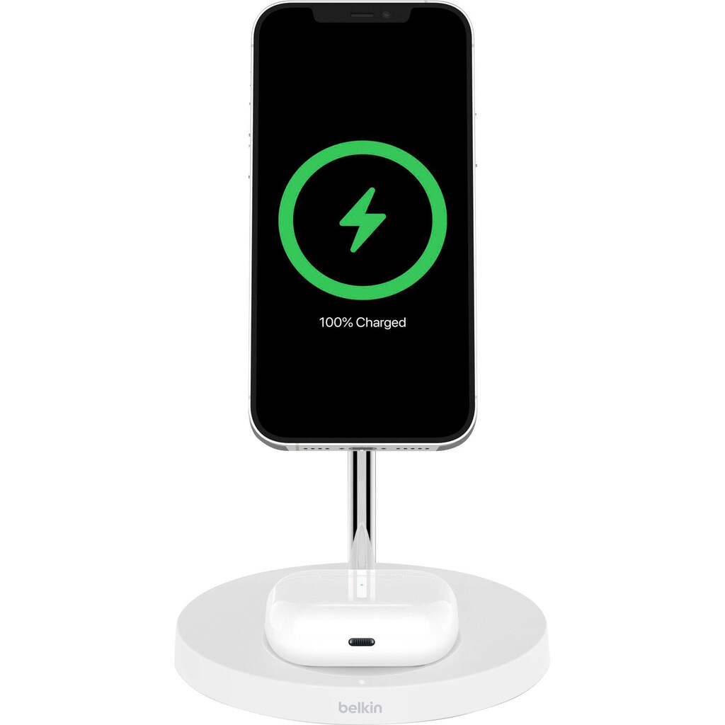 Belkin Akku-Ladestation »MagSafe drahtloses 2-in-1-Ladegerät«