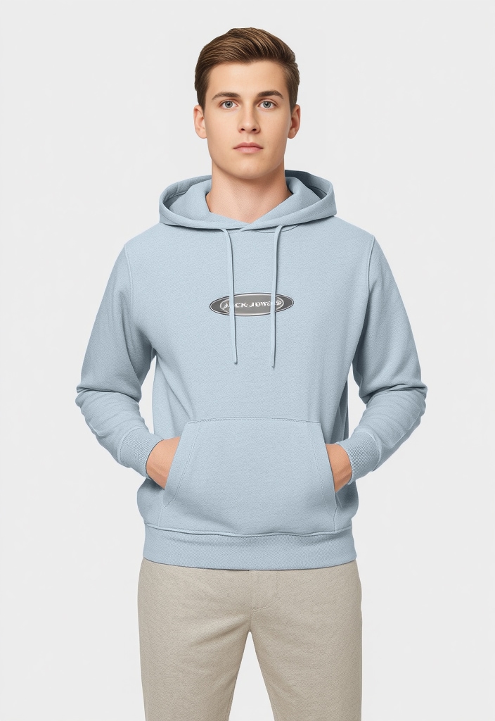 Jack & Jones Hoodie "JCOPACER LOGO PRINT SWEAT HOOD" günstig online kaufen