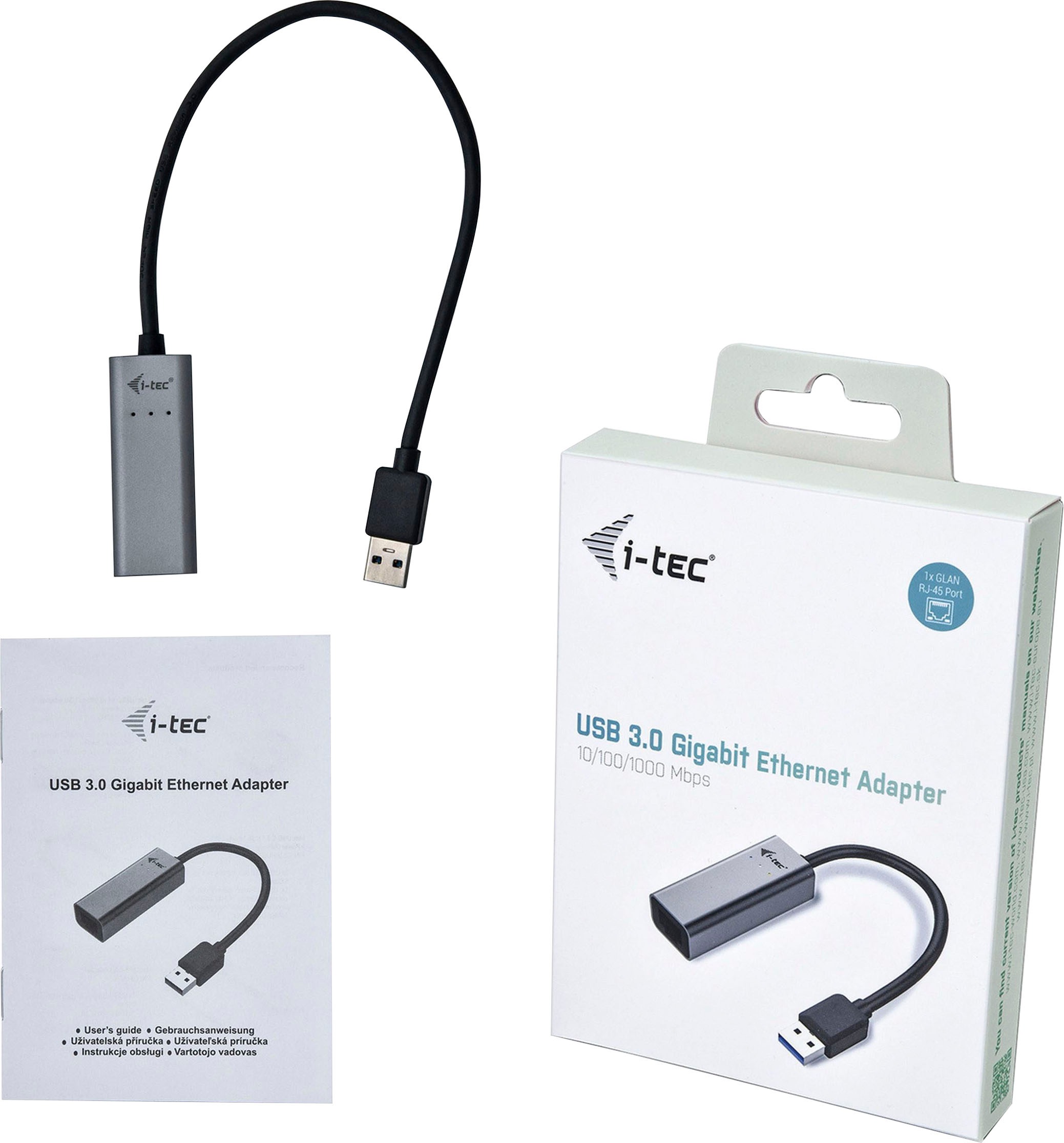 I-TEC Adapter »USB 3.0 Metal Gigabit Ethernet Adapter«, 28 cm