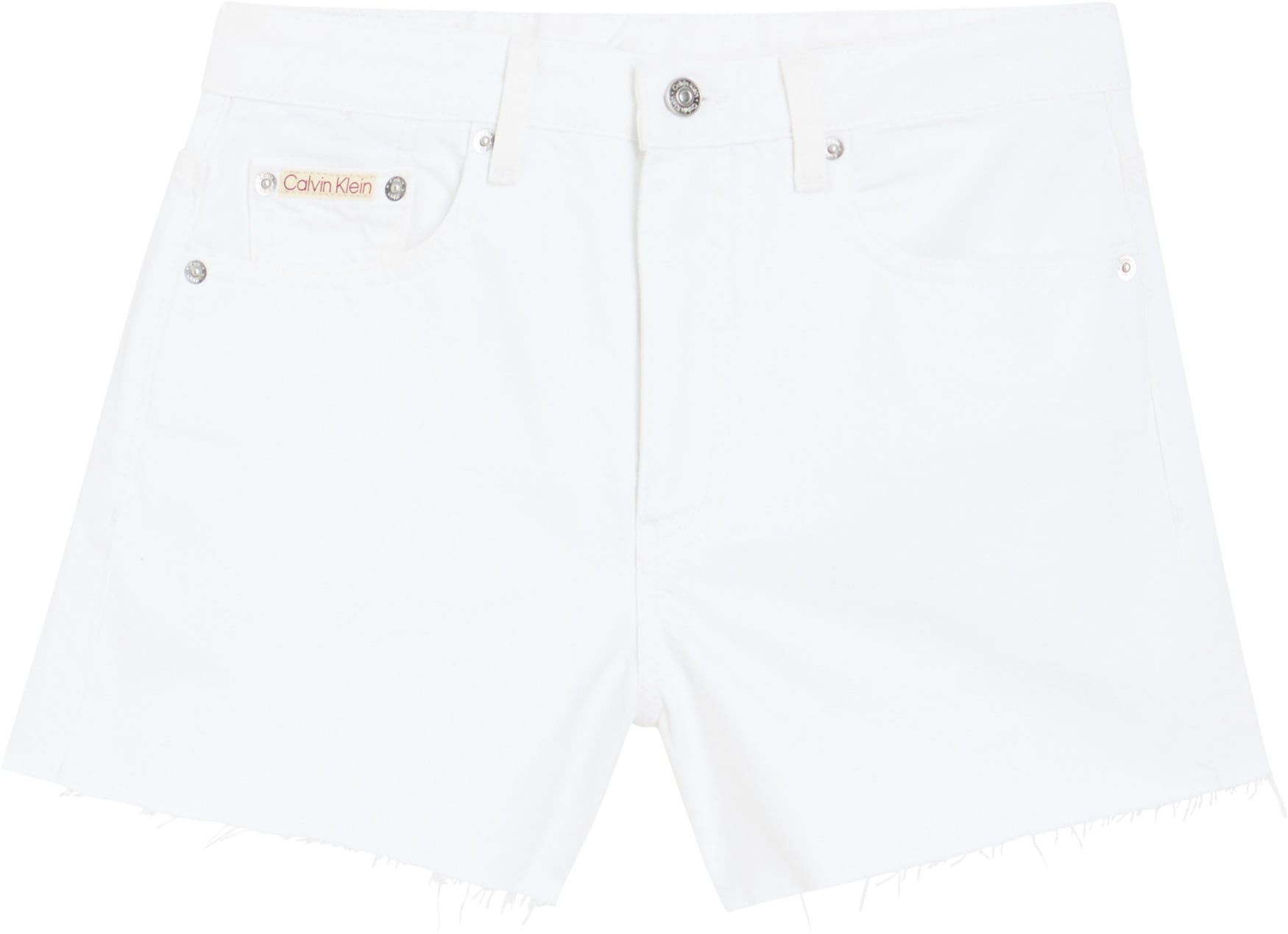 Calvin Klein Jeans Shorts "90s DENIM SHORT", mit Fransensaum günstig online kaufen