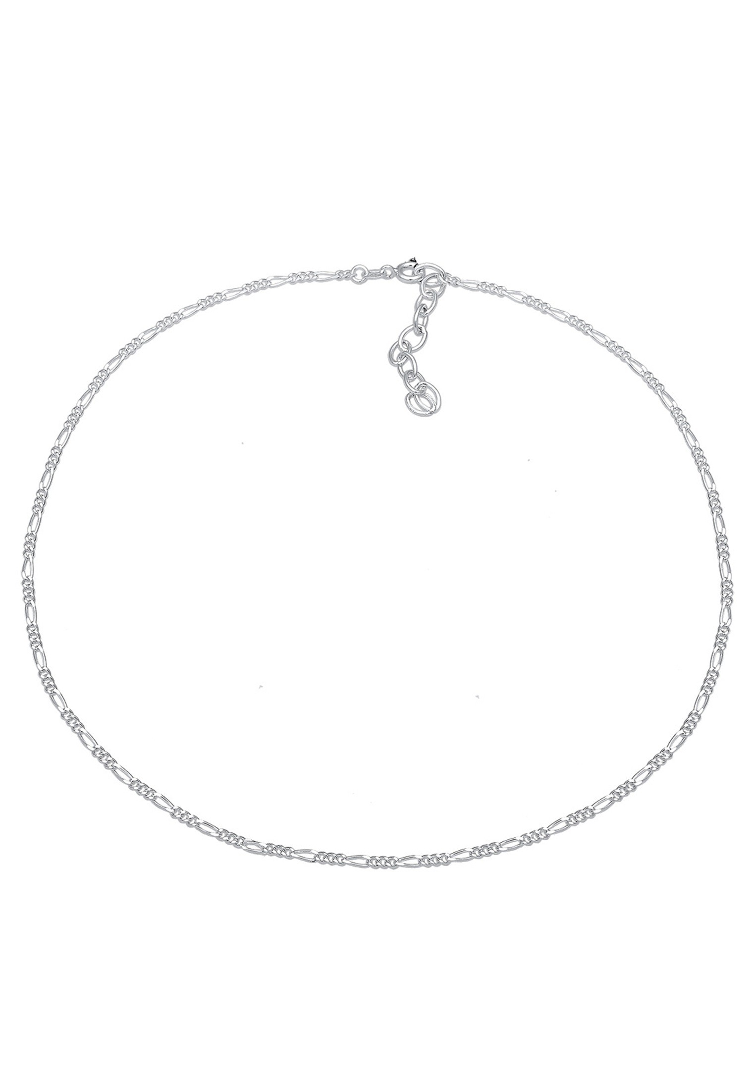 Elli Kette ohne Anhänger »Choker Figaro Basic Blogger 925 Silber«