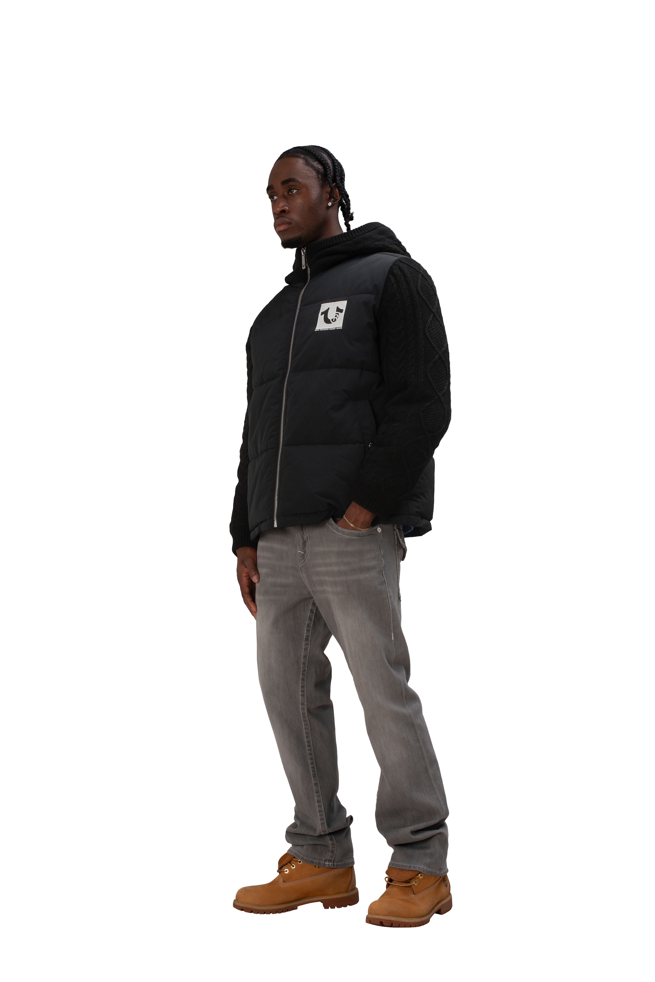 True Religion Straight-Jeans »RICKY SN FLAP« Baumwollmischung, straight fit