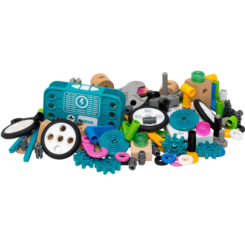 BRIO® Konstruktions-Spielset »Builder Motor-Set«, (121 St.)