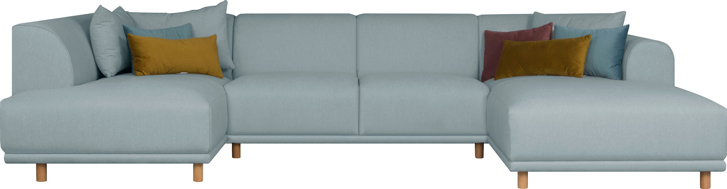 OTTO home Wohnlandschaft "Maroon U-Form" in skandinavischem Design, mit los günstig online kaufen