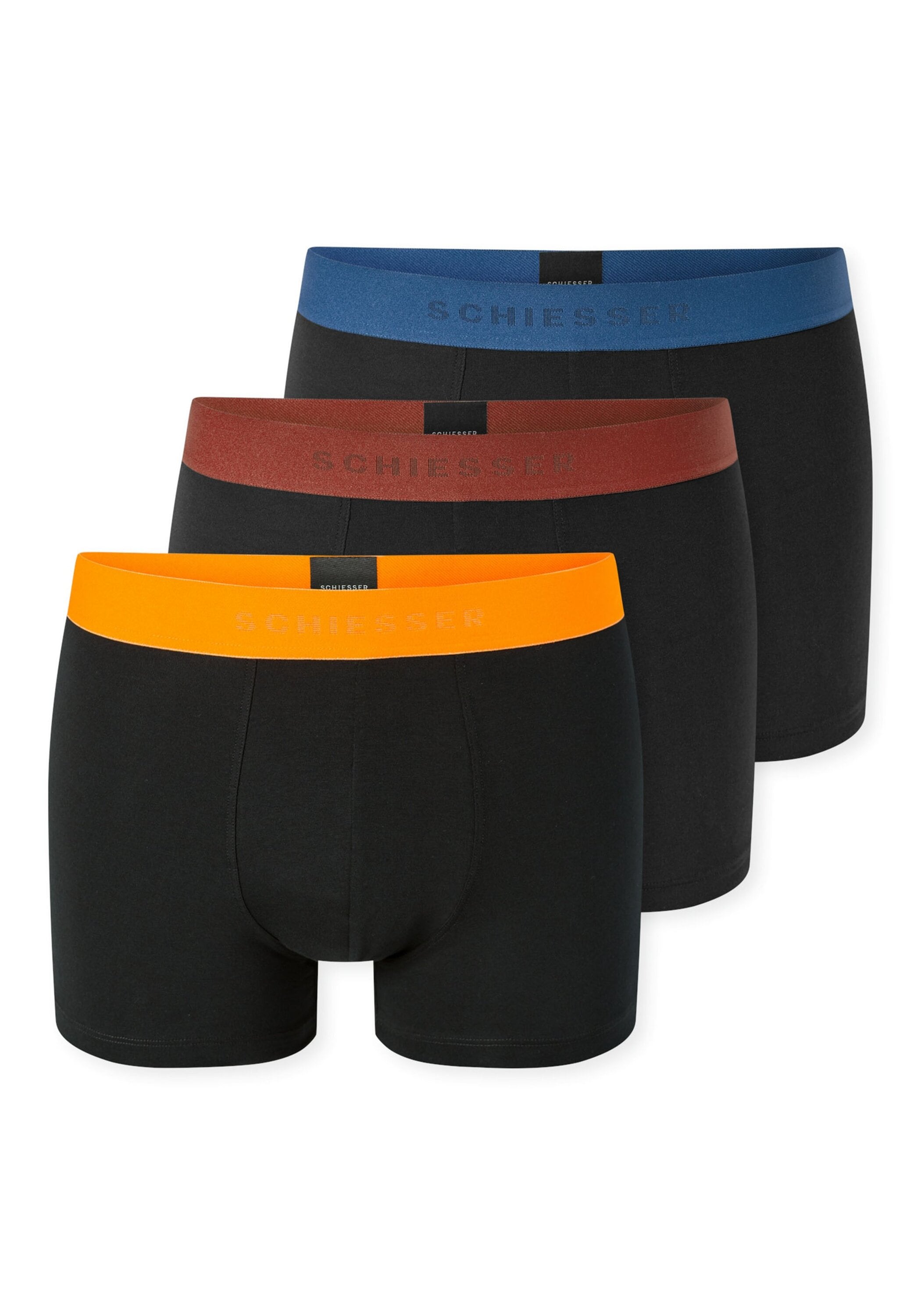 Schiesser Boxershorts "Boxershort 3PACK Shorts 3er Pack"
