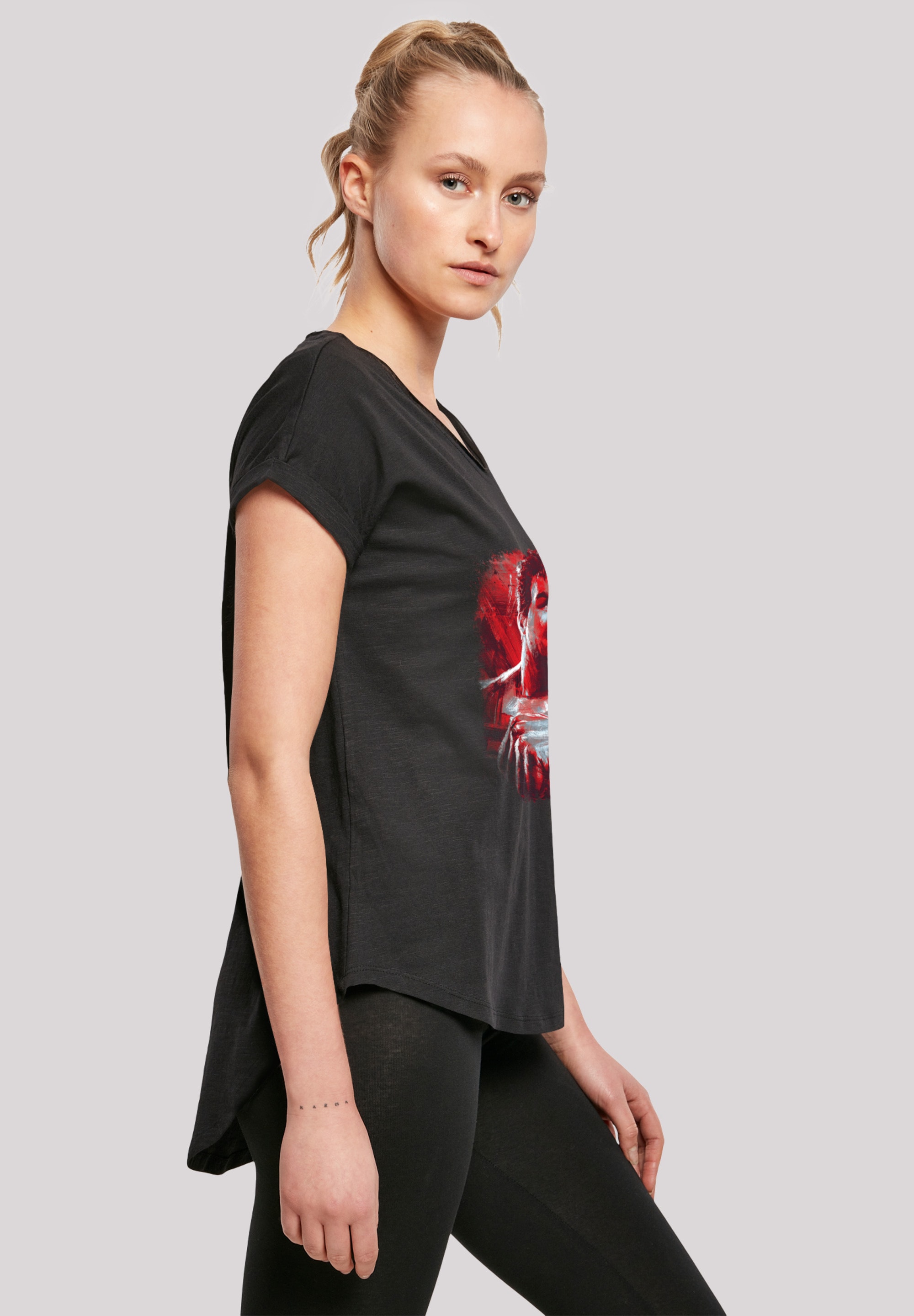 F4NT4STIC T-Shirt »Marvel Avengers Endgame Hulk Brushed«, Damen,Premium Merch,Lang,Longshirt,Logo Print