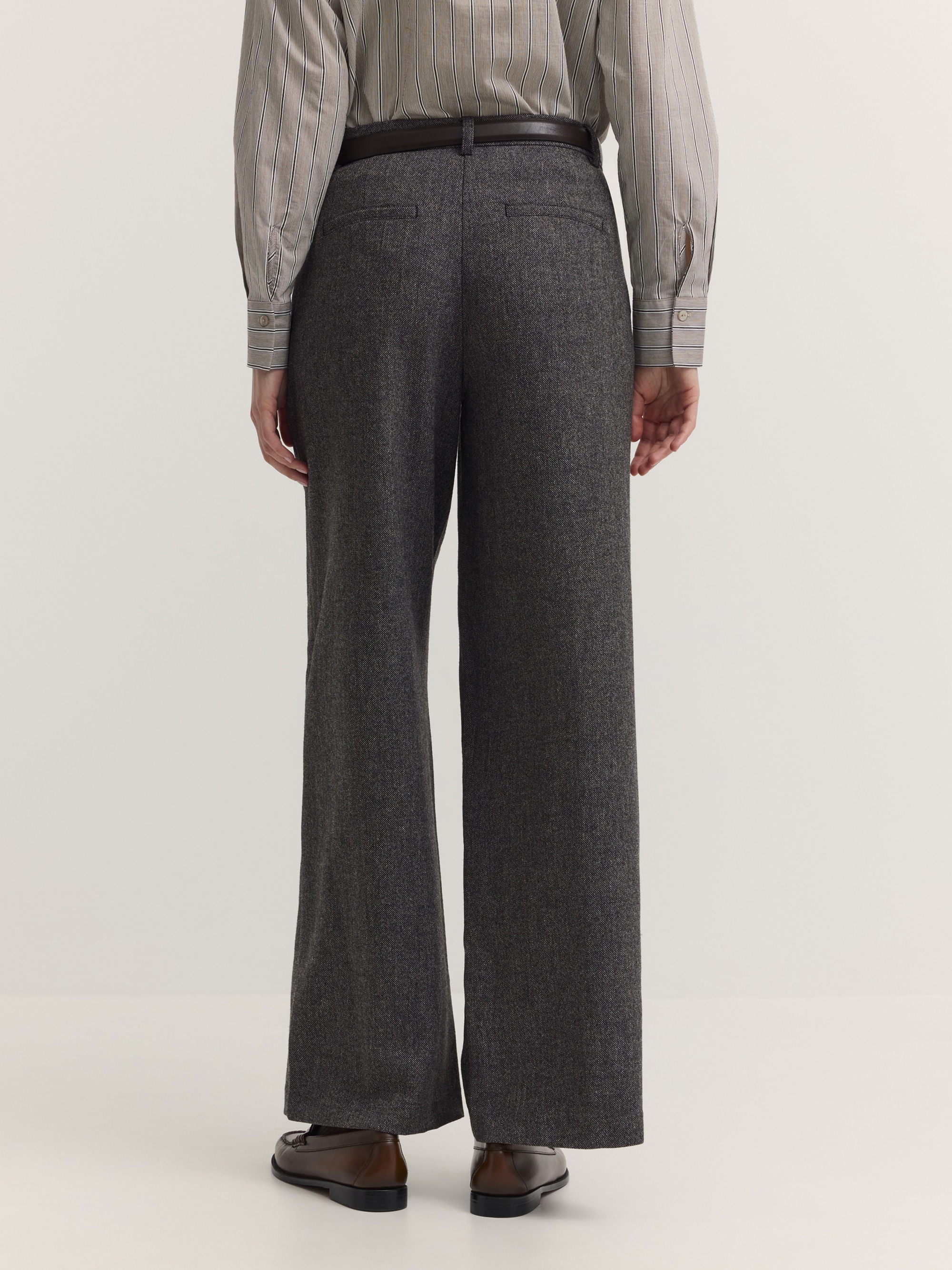 bugatti Stoffhose »Modern Fit«  Modern Fit Wollmix Bundfalte