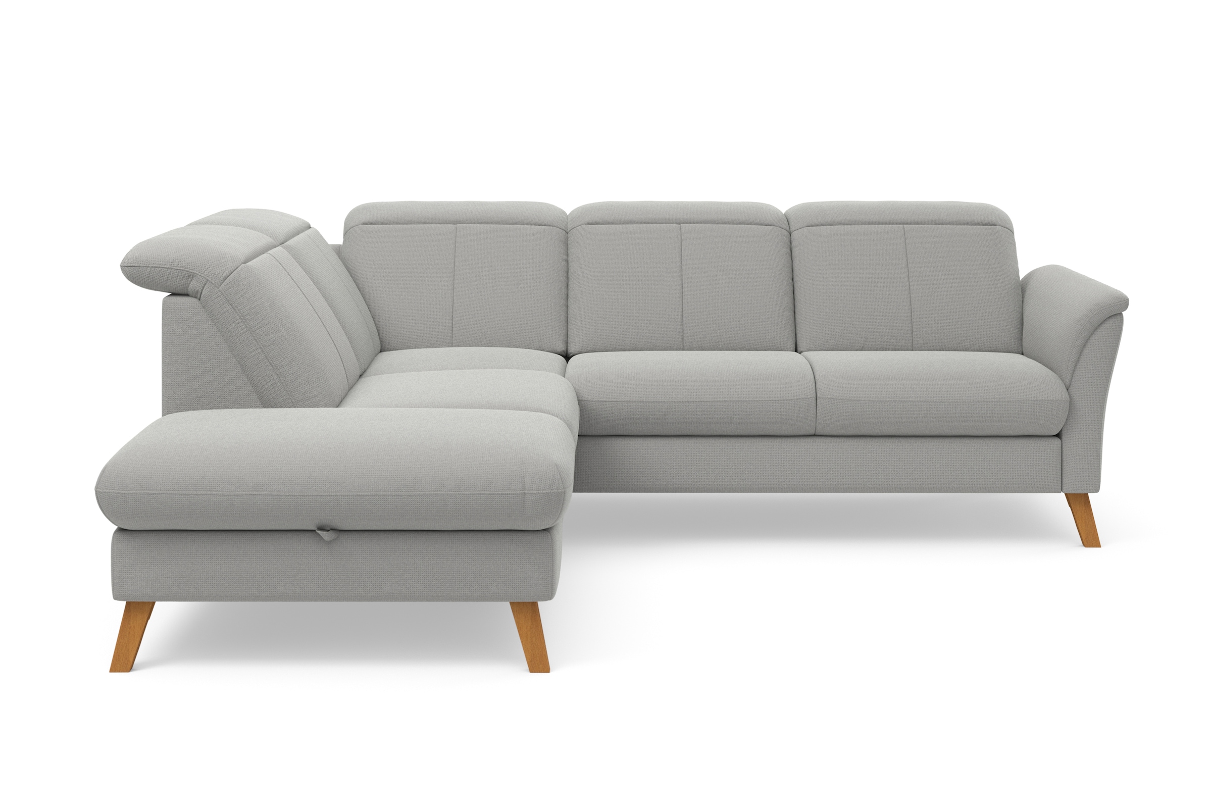 sit&more Ecksofa "Romero L-Form" wahlweise mit oder ohne TV-Funktion, Schlaffunktion, Bettkasten