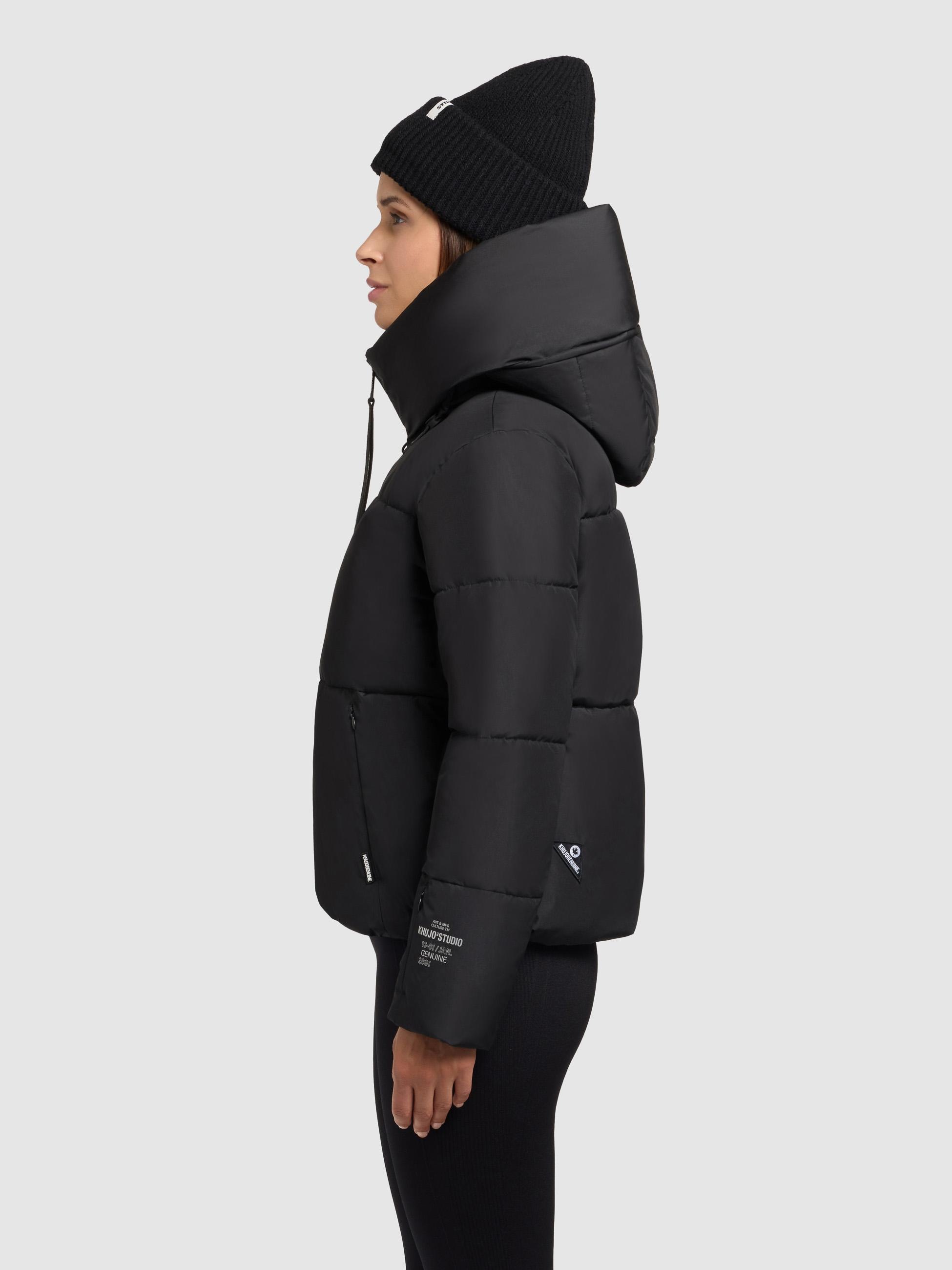 khujo Outdoorjacke "Audrey Matt", mit Kapuze, Warme Winterjacke mit verstel günstig online kaufen