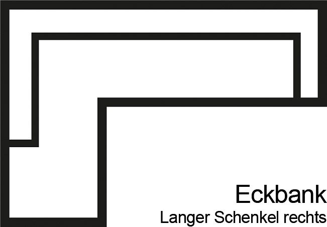 exxpo - sofa fashion Eckbank »Barista, bequem und elegant, hohe Bodenfreiheit«, moderne Sitz- und Rückenverarbeitung, frei im Raum stellbar