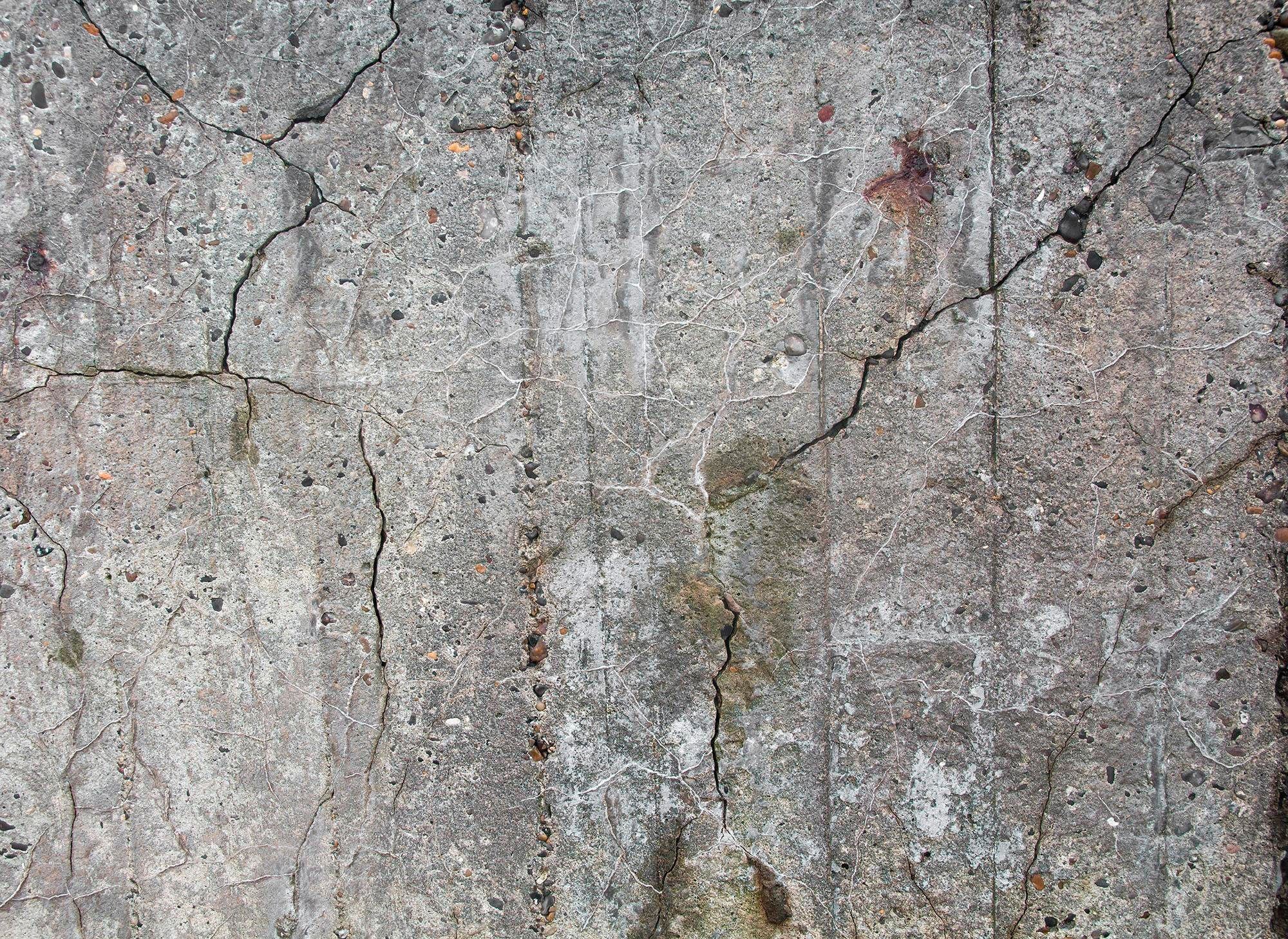 living walls Fototapete "Beton Vintage" glatt Steinwand Fototapete Betonoptik 3,50 m x 2,55 m Tapete