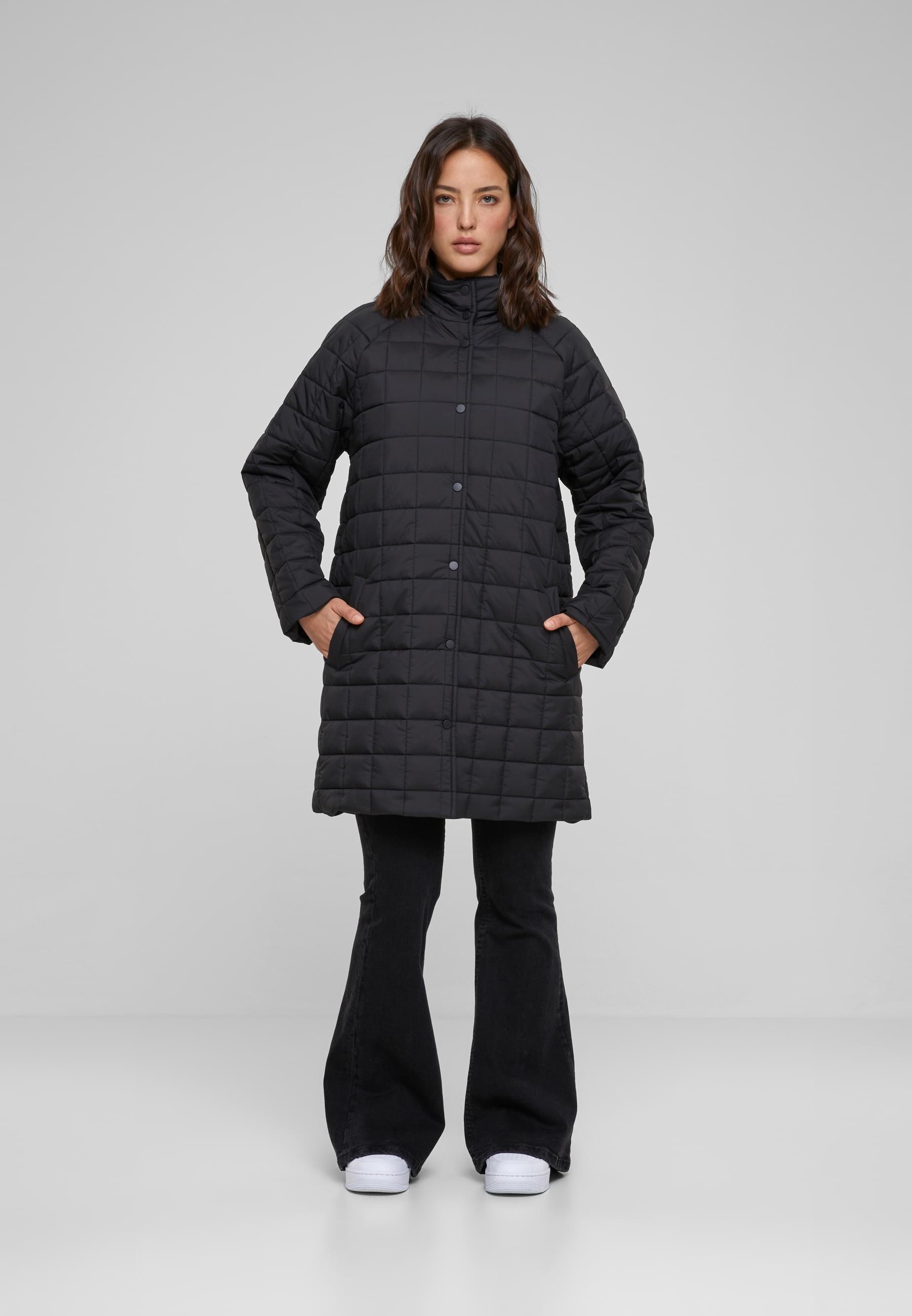 URBAN CLASSICS Winterjacke »Urban Classics Damen Ladies Quilted Coat«, (1 St.), ohne Kapuze