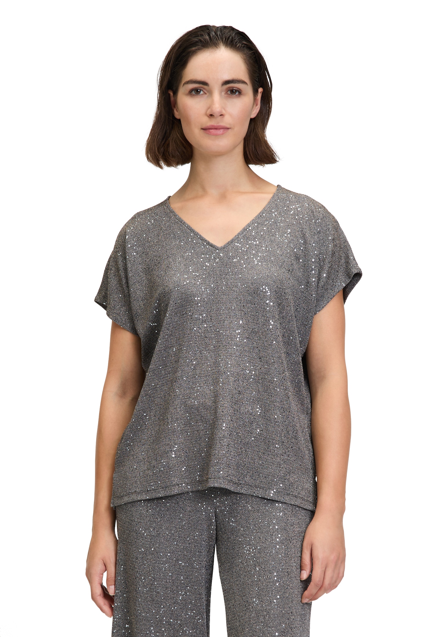 Vera Mont Shirtbluse "Vera Mont Damen Blusenshirt mit V-Ausschnitt" günstig online kaufen