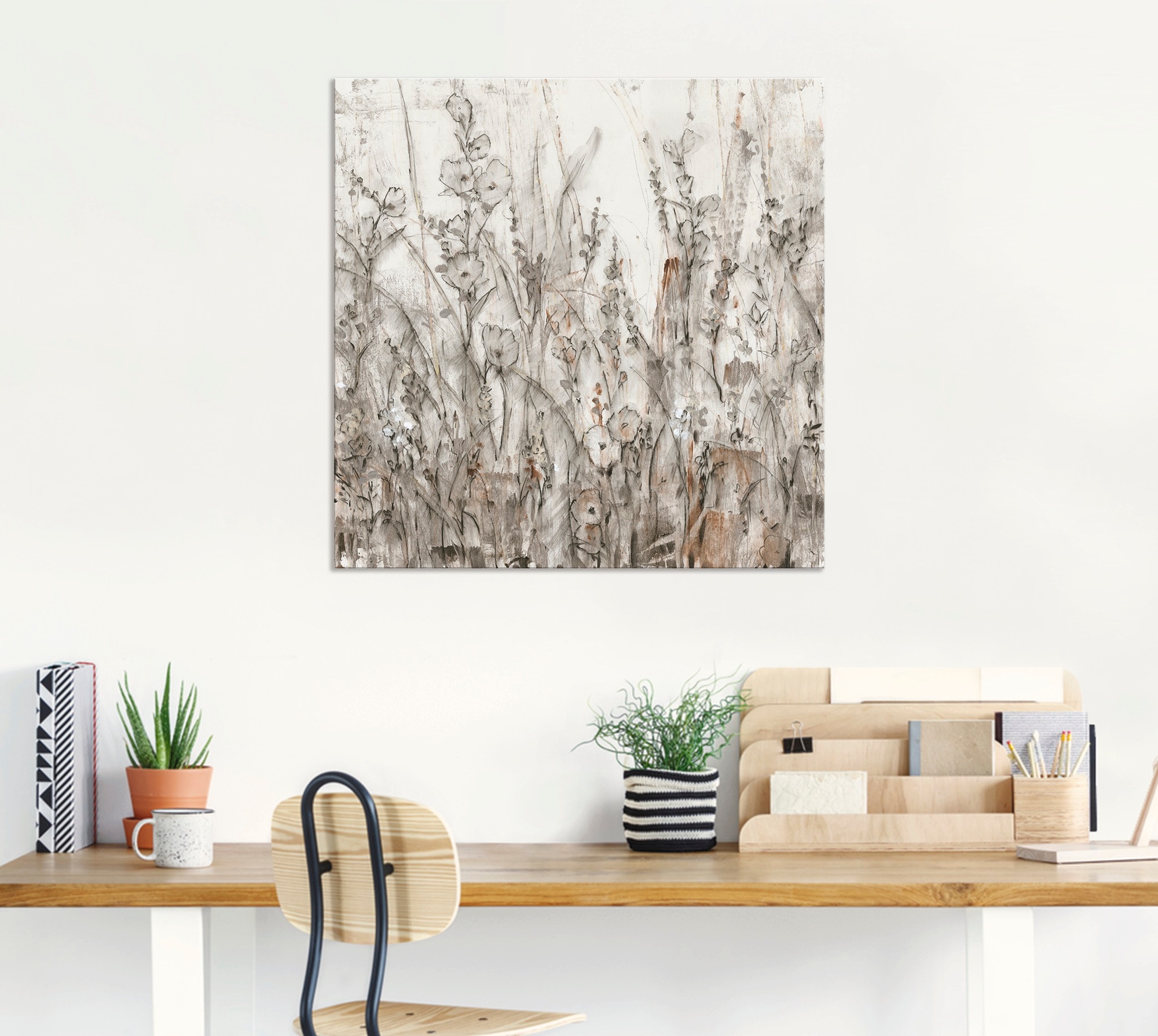 Artland Wandbild »Schatten II«, Blumenwiese, (1 St.), als Alubild, Outdoorbild, Leinwandbild in verschied. Größen