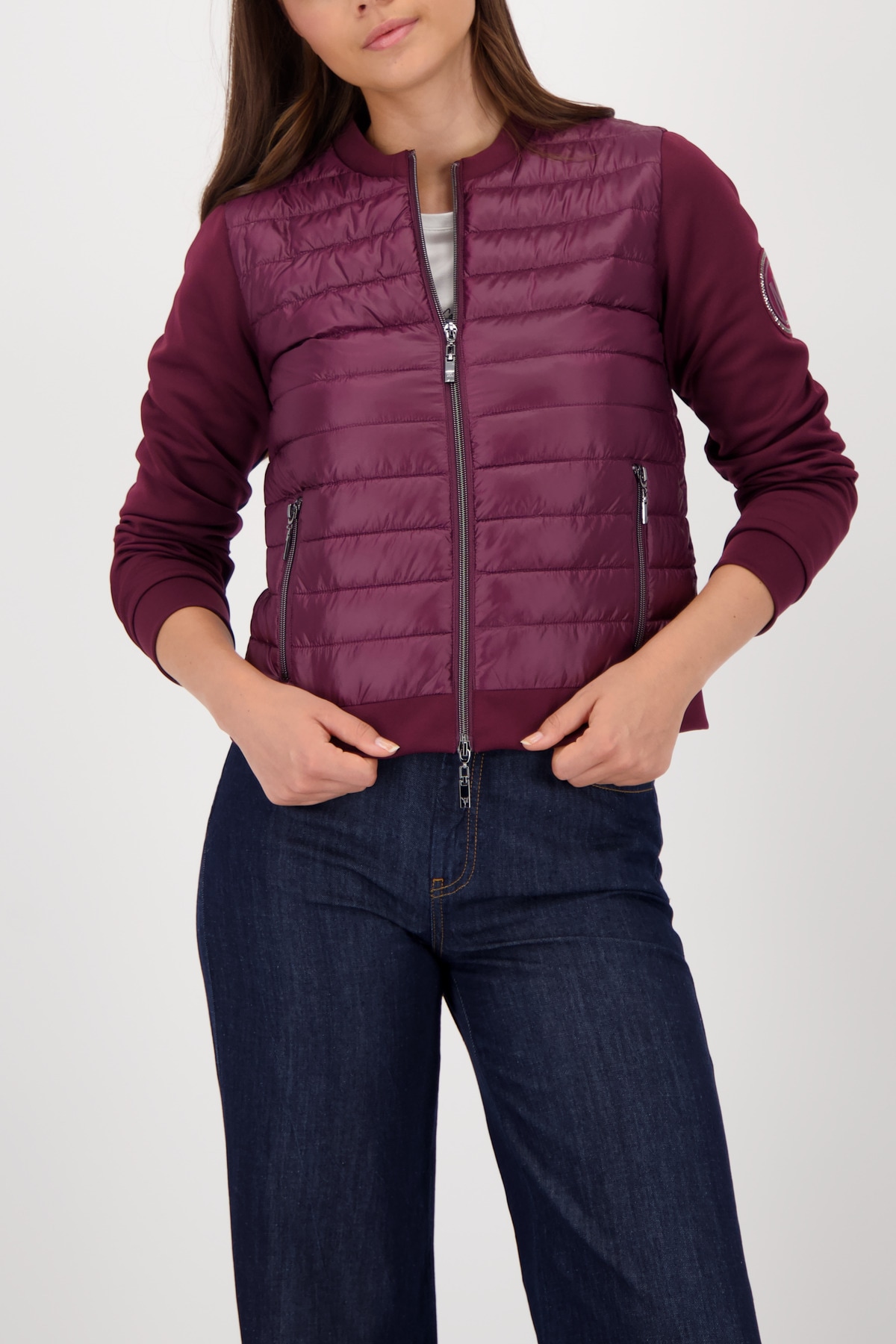 Monari Steppjacke "Jacke Stepp + Neopren", ohne Kapuze, Regular fit mit Run günstig online kaufen