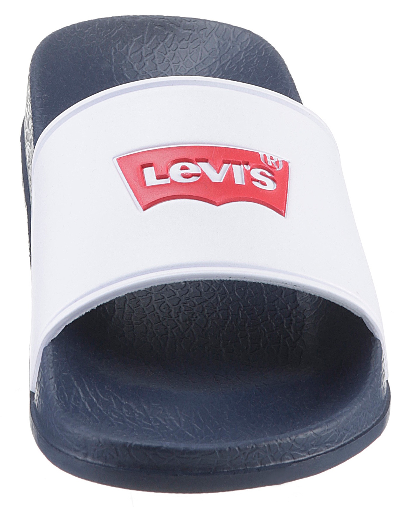Levi's® Kids Badepantolette »Levi´s POOL«, Sommerschuh, Badeschuh, Poolslides mit auffälligem Markenlogo