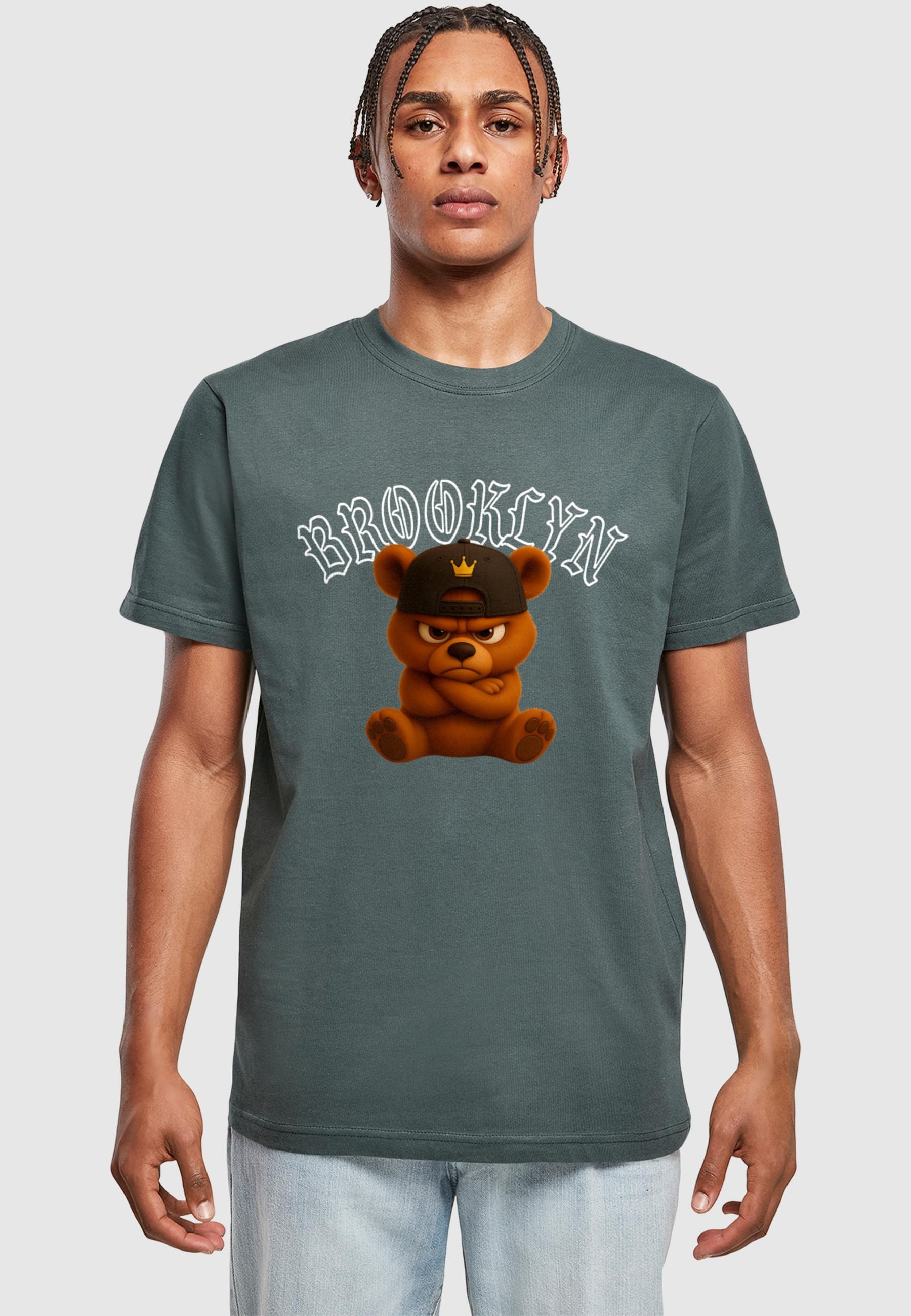 MisterTee T-Shirt »MisterTee Brooklyn Born Legend Tee«, (1 tlg.)