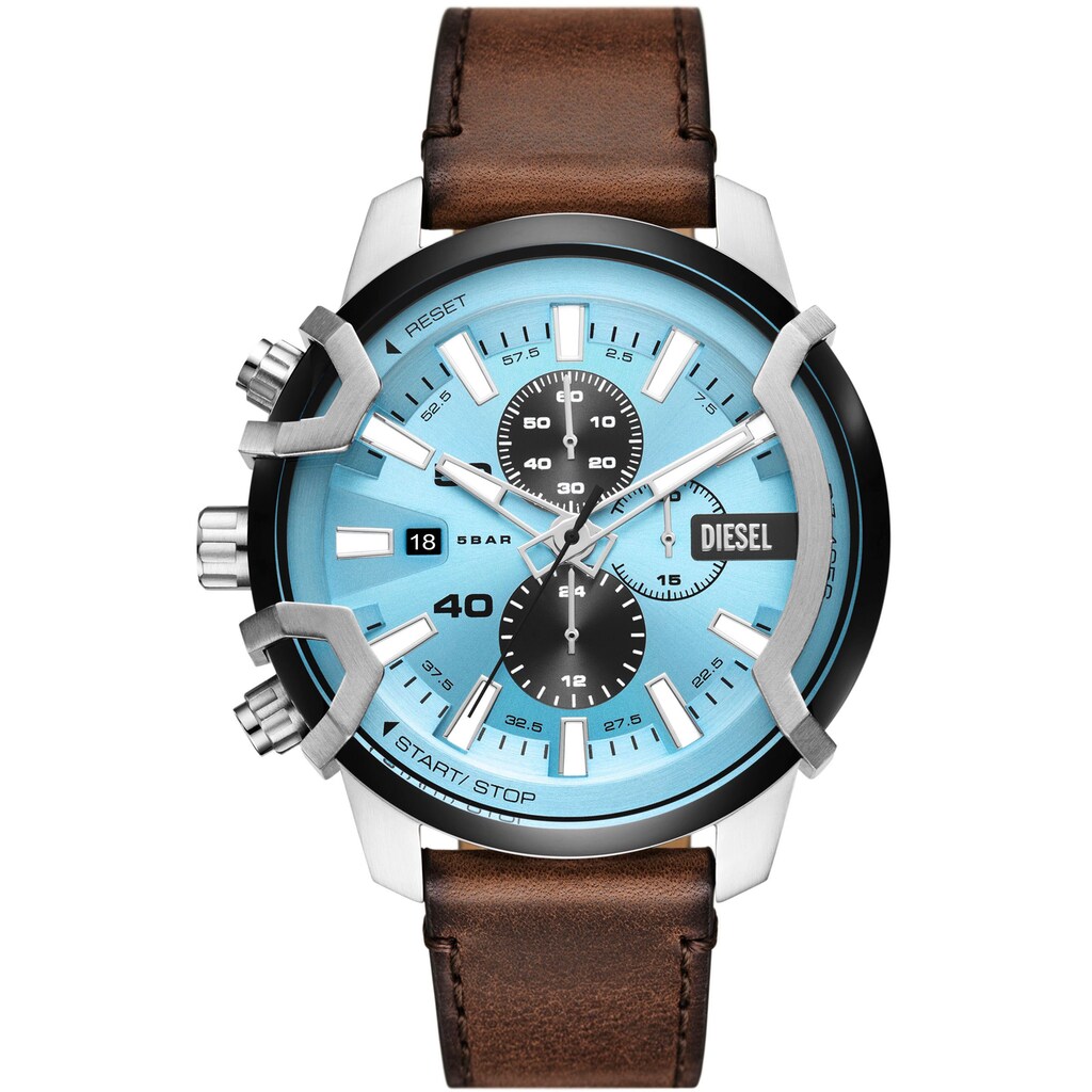 Diesel Chronograph »GRIFFED, DZ4656«, Quarzuhr, Armbanduhr, Herrenuhr, Datum, Stoppfunktion