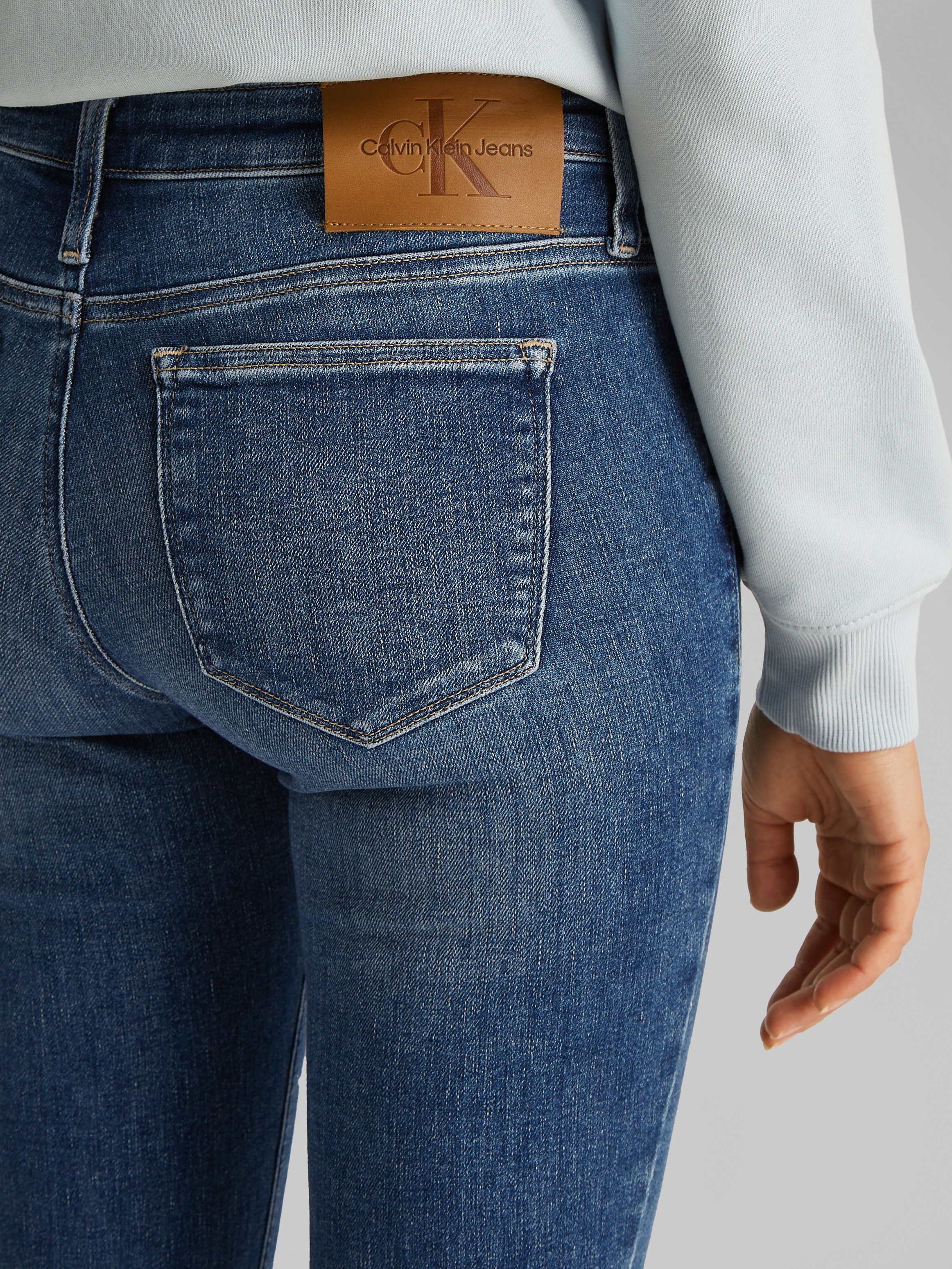 Calvin Klein Jeans Skinny-fit-Jeans "MID RISE SKINNY", in cooler Waschung günstig online kaufen