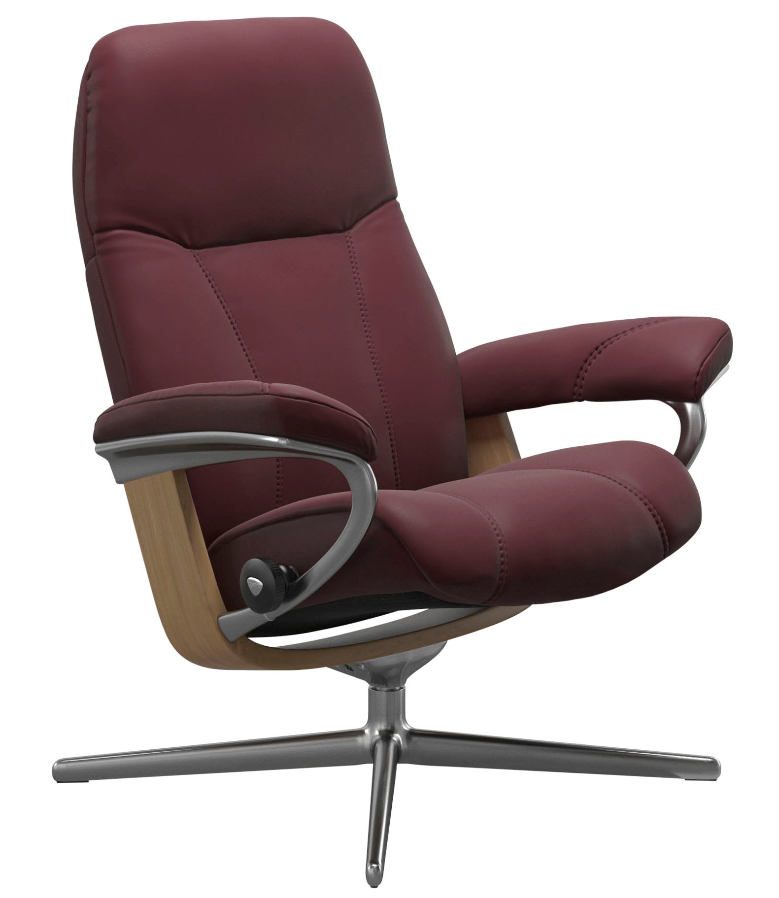 Thumbnail - Stressless Relaxsessel "Consul" mit Cross Base, Größe S, M & L, Holzakzent Eiche