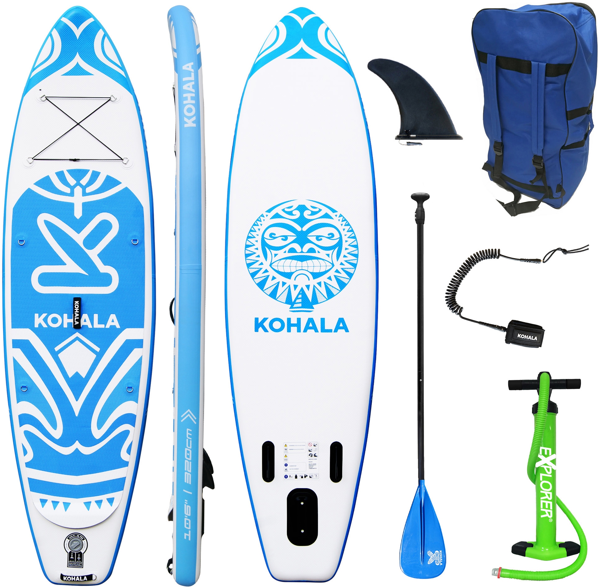 KOHALA SUP-Board "Kohala", (6 tlg.)