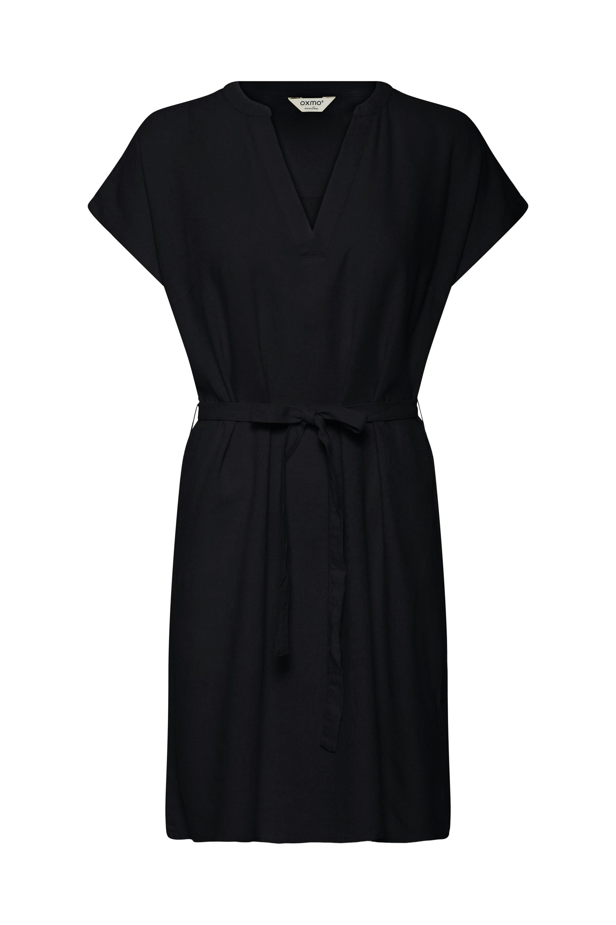 OXMO Minikleid »Minikleid OXNInna Linen Mix Vneck«