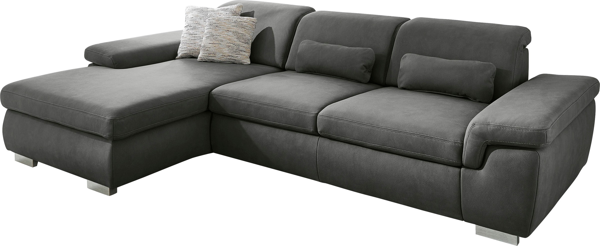 Die PlanBar Ecksofa »MP-IN17041 L-Form«, mit Sitztiefenverstellung, optional Kopfteilverstellung & Bettfunktion