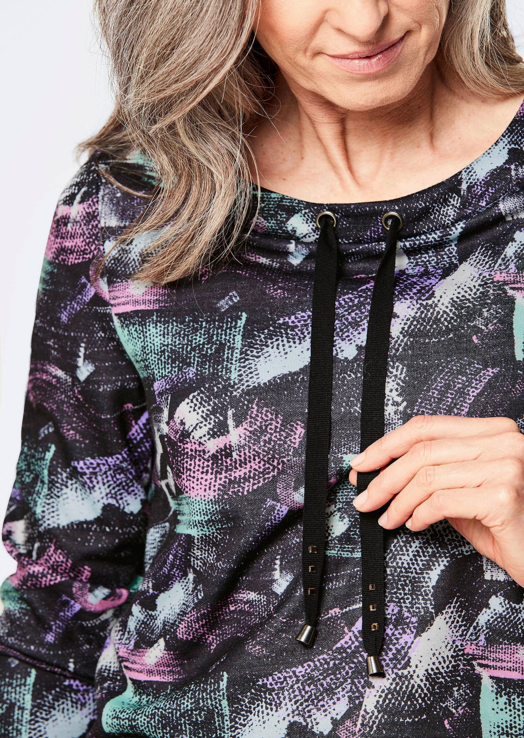 GOLDNER Kurzarmshirt »Sweatshirt«