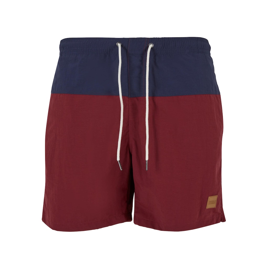 URBAN CLASSICS Badeshorts »Urban Classics Herren Block Swim Shorts«