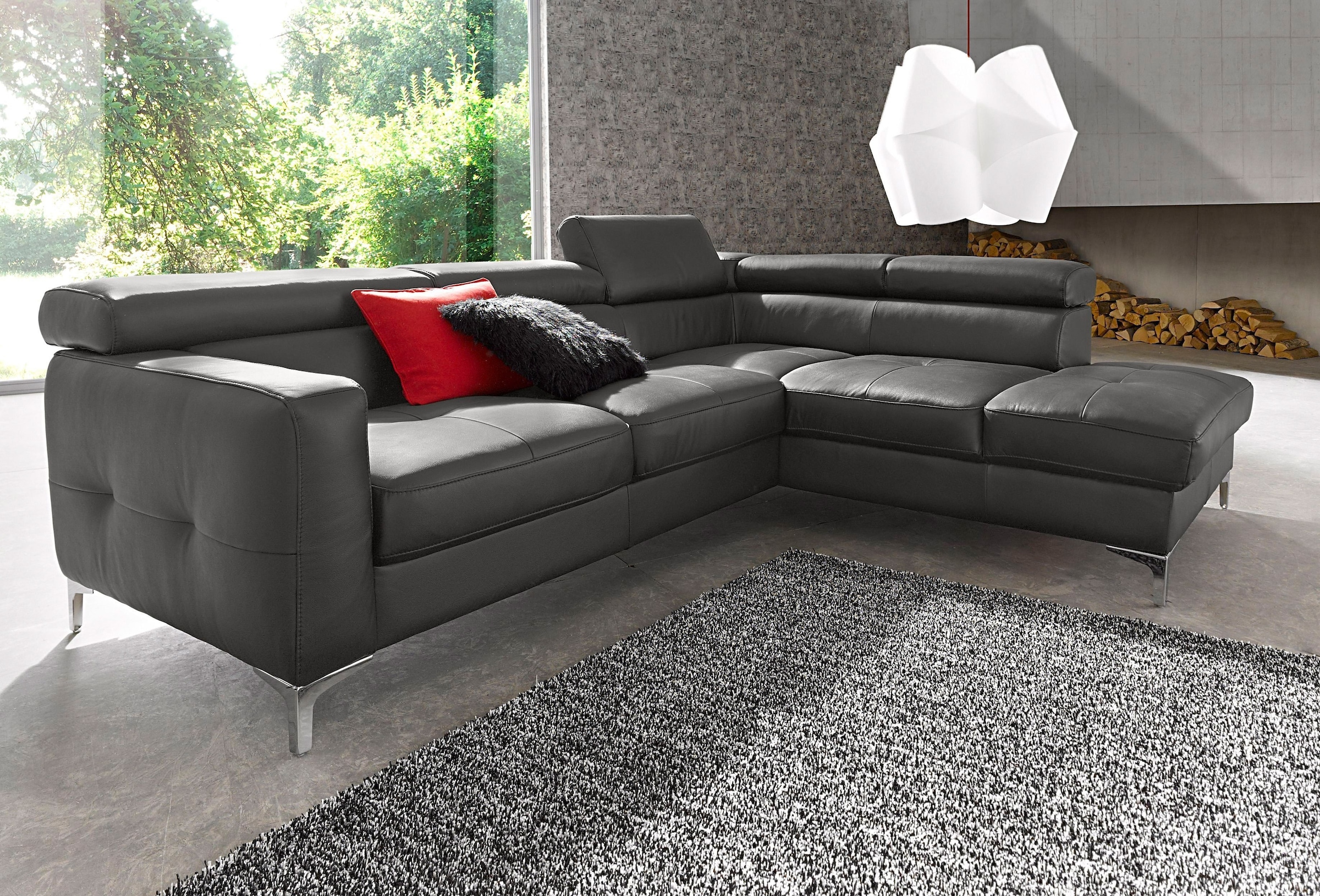 COTTA Polstergarnitur "Sammy L-Form", (Set), Set bestehend aus: Ecksofa mit günstig online kaufen