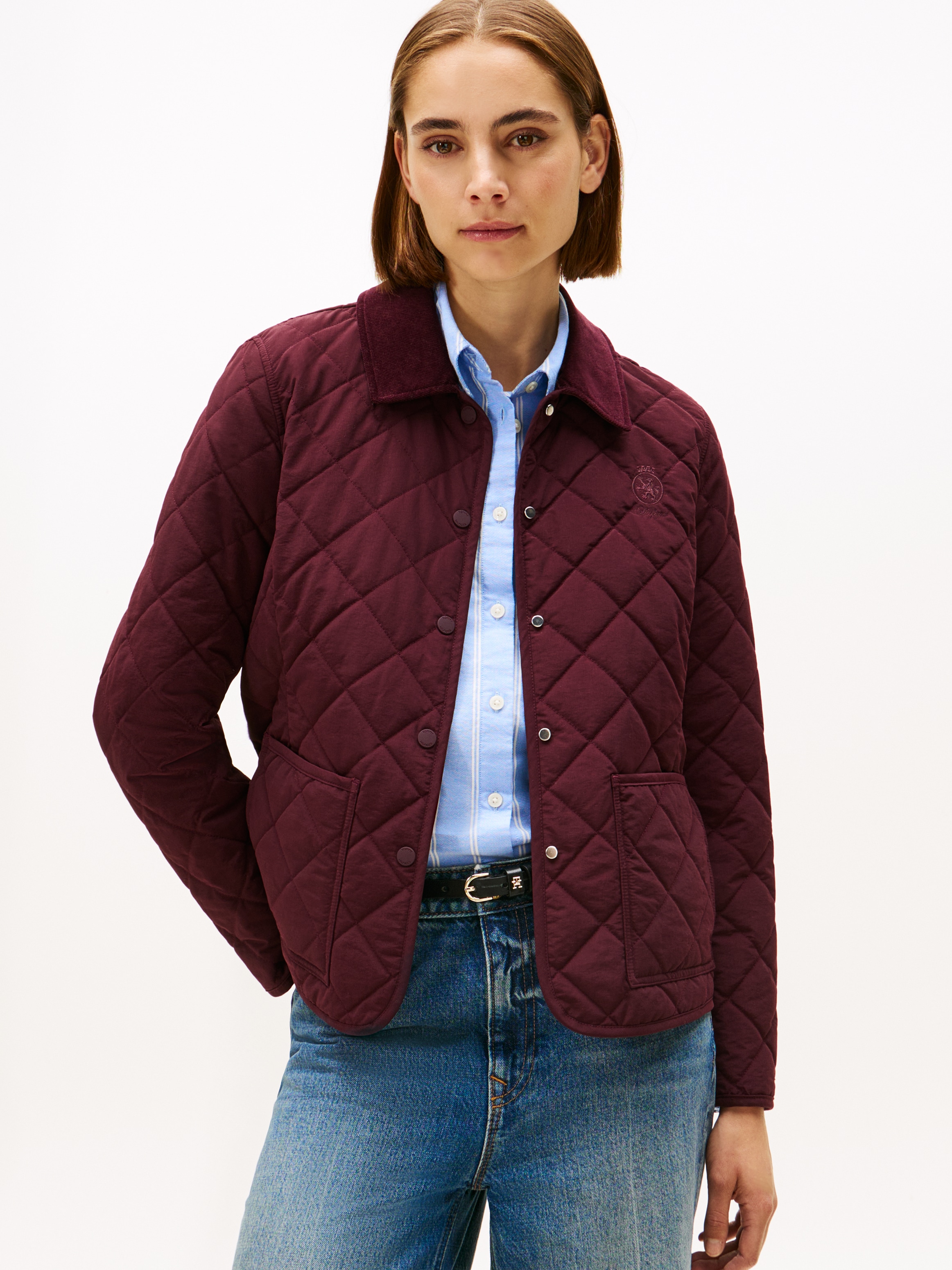 Tommy Hilfiger Steppjacke "PADDED QUILTED SLIM JACKET" günstig online kaufen