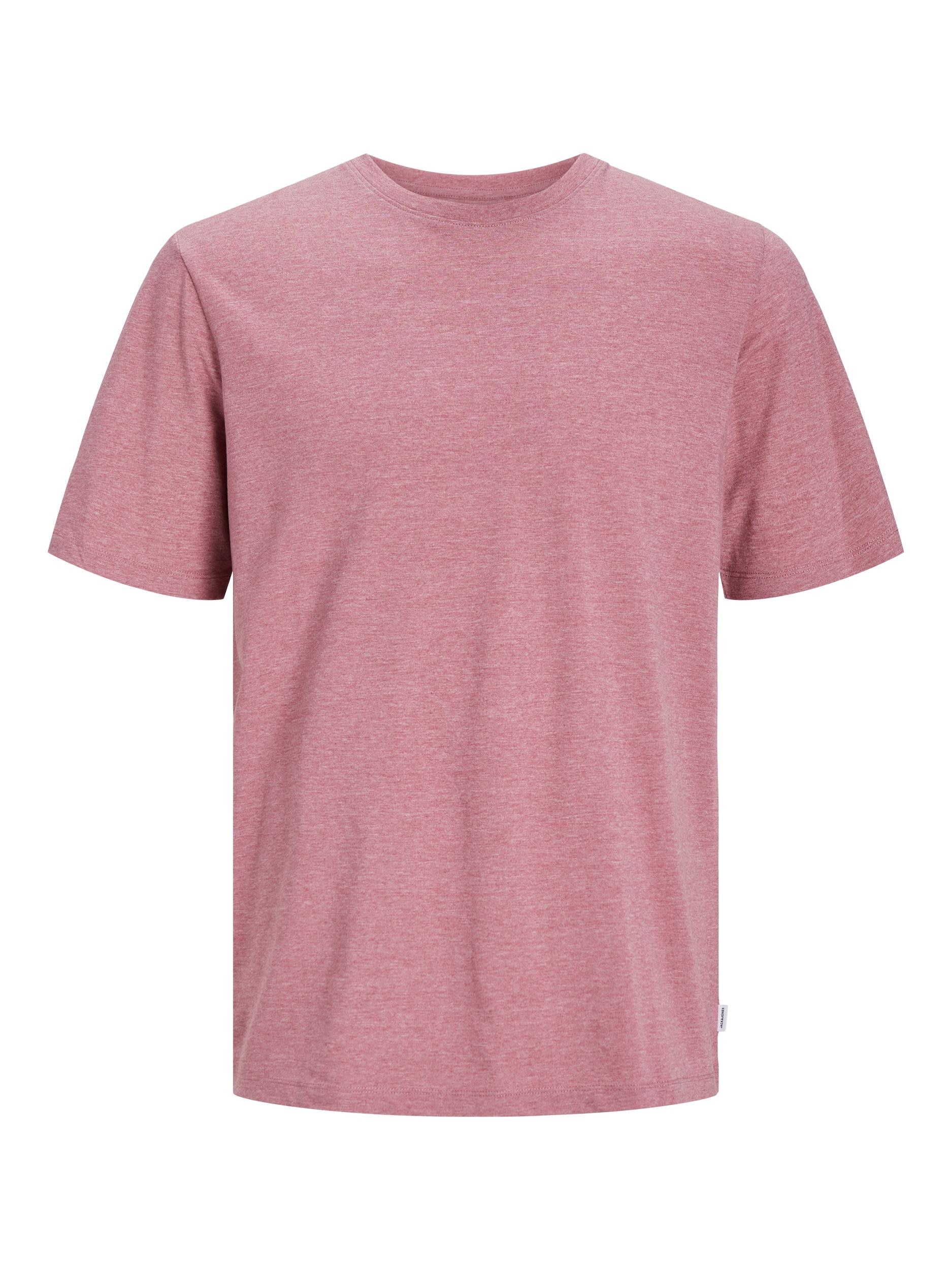 Jack & Jones Rundhalsshirt "JJEORGANIC MELANGE TEE SS O-NECK NOOS", in Mela günstig online kaufen