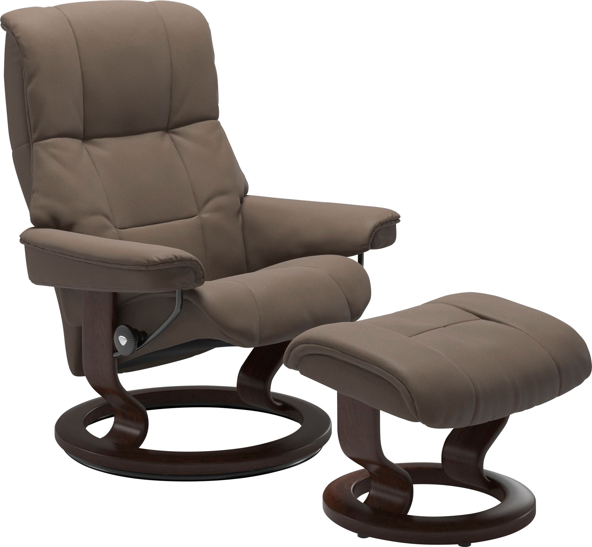 Stressless Relaxsessel "Mayfair" Relaxsessel mit Hocker, mit Classic Base, Gestell Braun