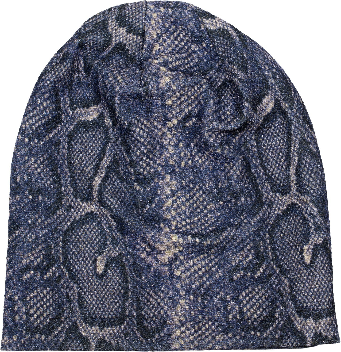 styleBREAKER Beanie "Beanie Mütze Glitzer Schlangen Muster" 1 Stk.