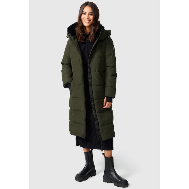 Marikoo Steppjacke »Zuraraa XVI«, langer Winter Mantel gesteppt kaufen |  BAUR