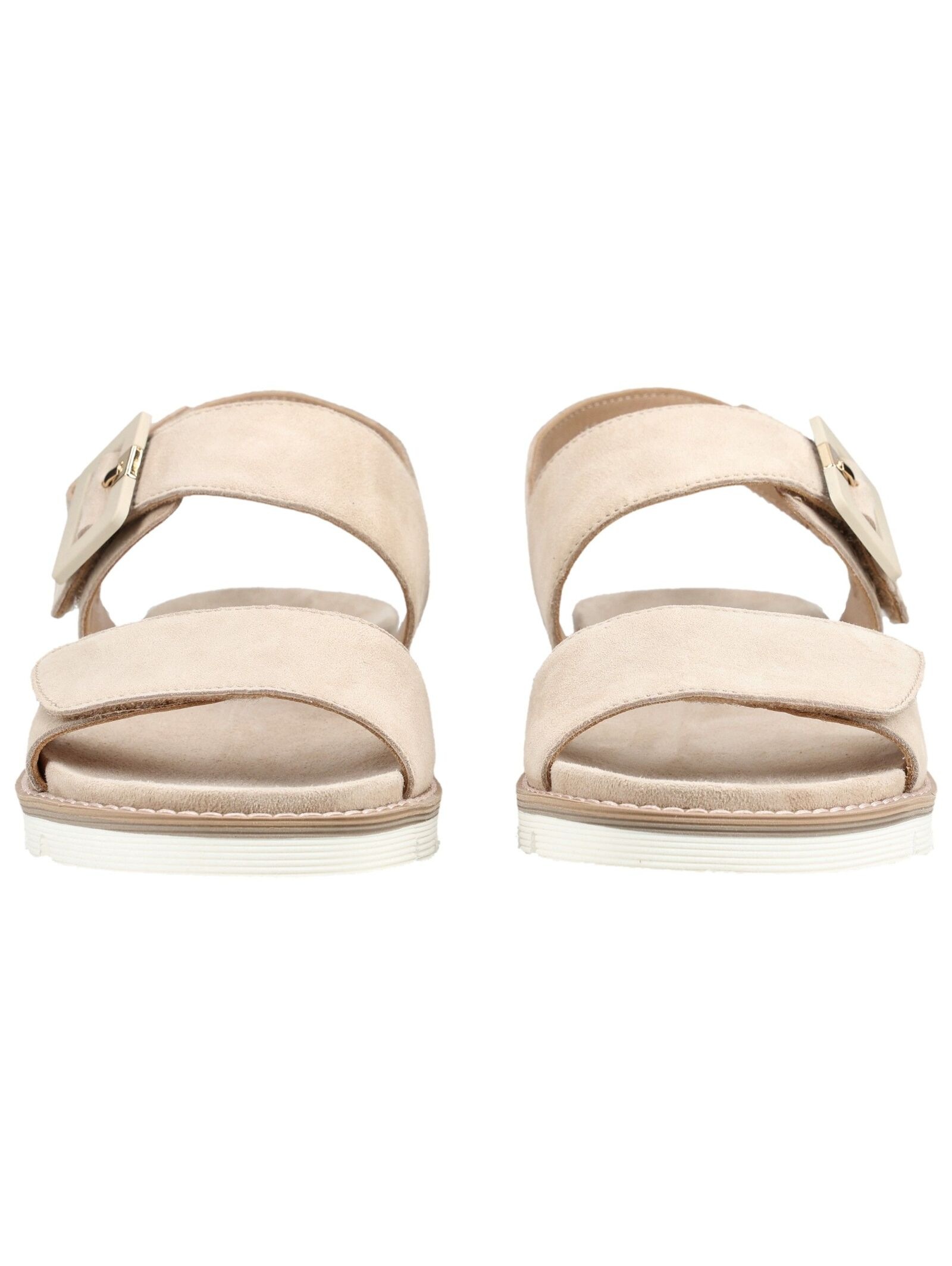 Pantolette ARA "Ara Sandalen Veloursleder", Herren, Gr. 40, beige, Veloursleder, Schuhe Pantolette 2