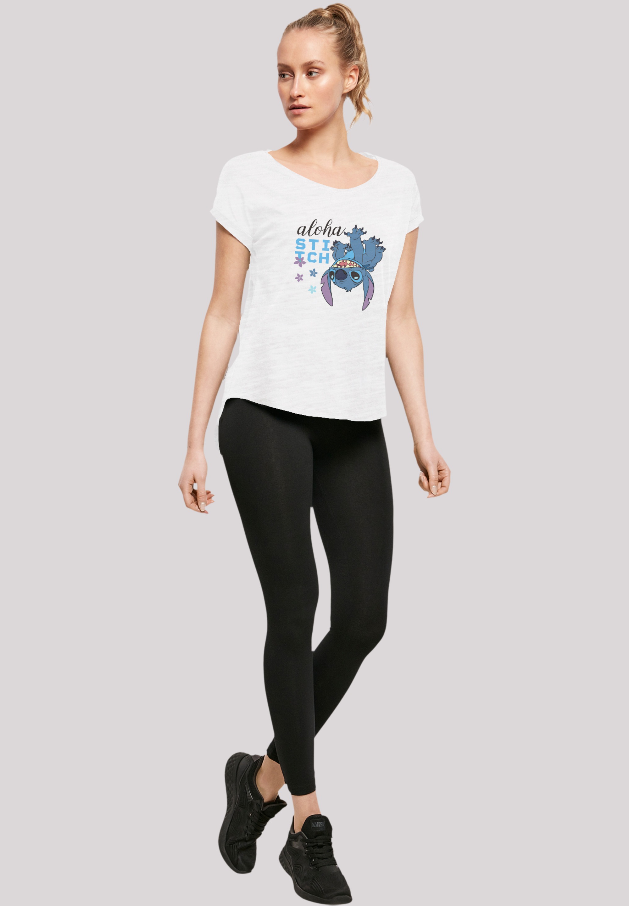 F4NT4STIC T-Shirt »Disney Lilo & Stitch On The Head«, Premium Qualität