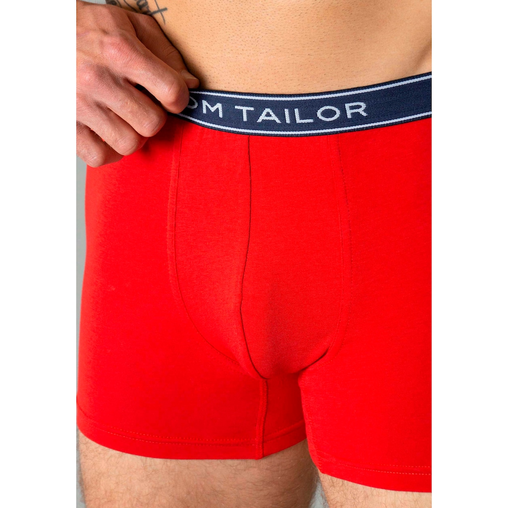 TOM TAILOR Boxershorts »Buffer«, (Packung, 3 St.)