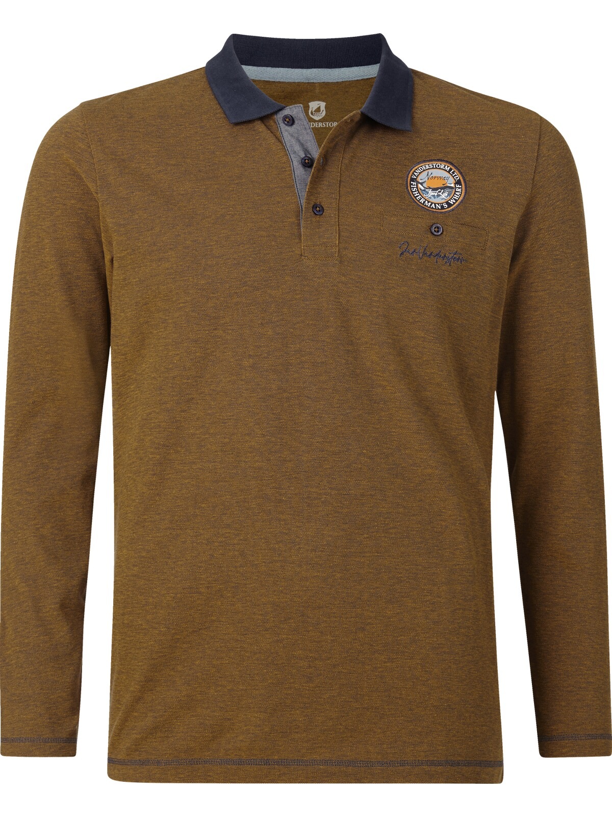 Jan Vanderstorm Langarm-Poloshirt »Langarm-Poloshirt JUHANI«