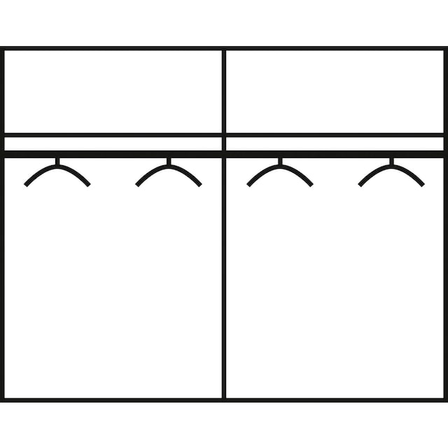 Wimex Schwebetürenschrank »Easy«, mit Vollglas | BAUR