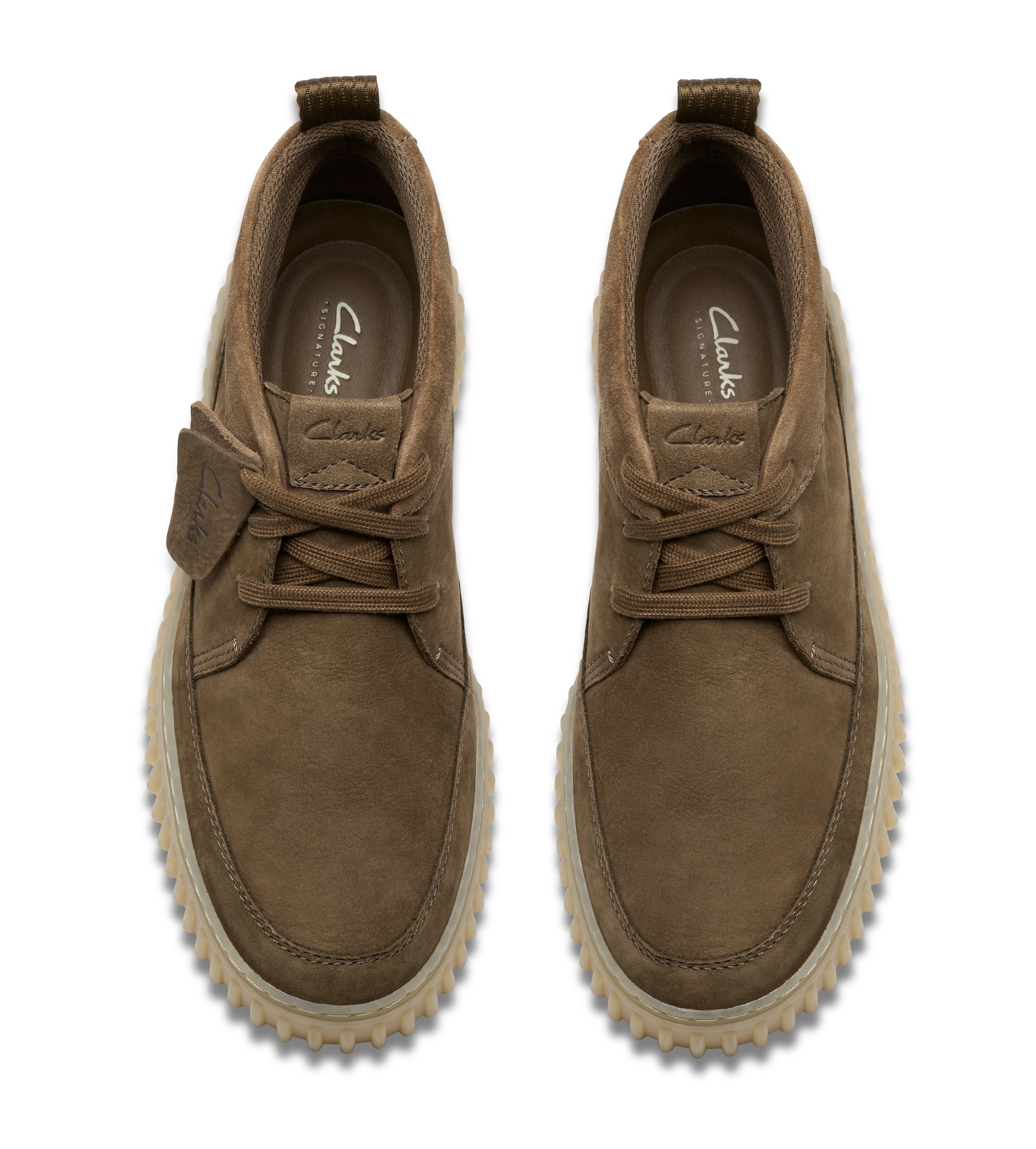 Clarks Sneaker »Torhill Lace Hi«, Desert Boots, Schnürboots mit Wechselfußbett