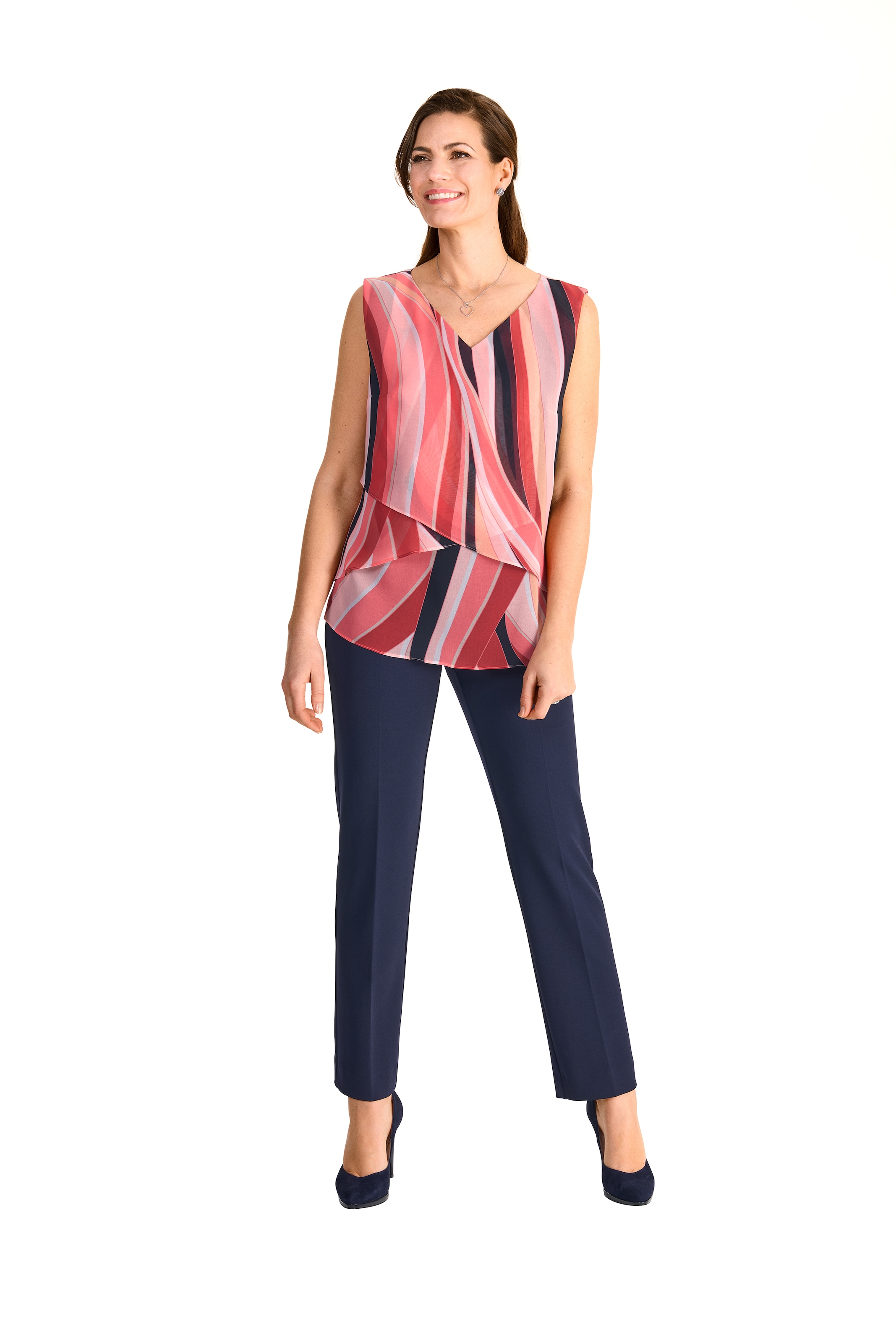 HERMANN LANGE Collection 2-in-1-Top im Lagen-Look