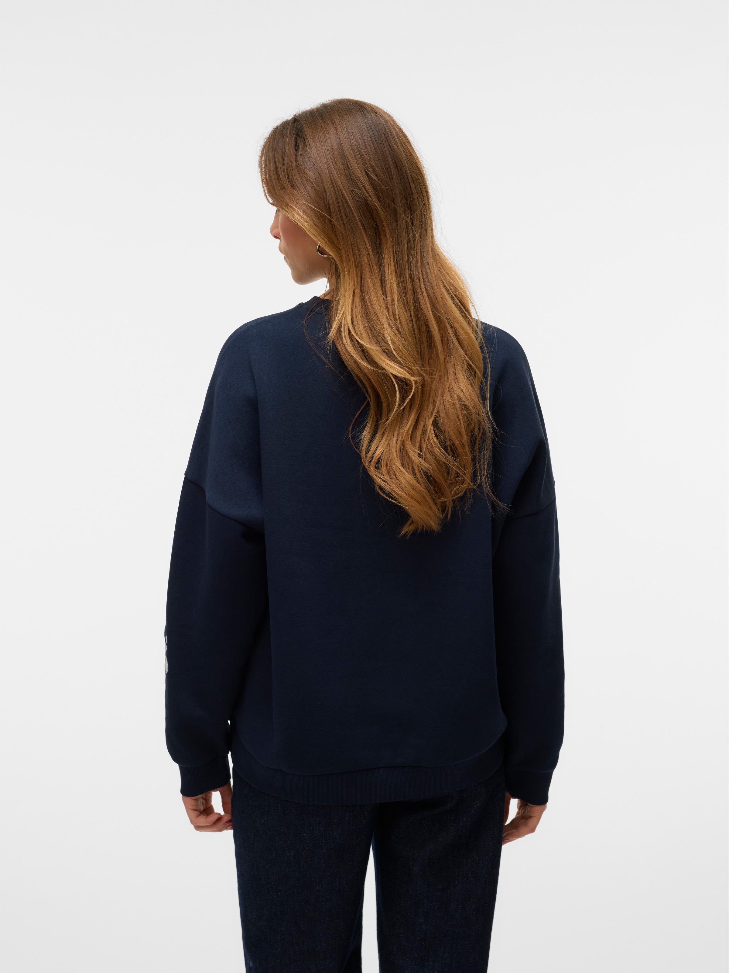 Thumbnail - Vero Moda Sweatshirt "VMKAROL BEA LS SWEAT BOX JRS GA", mit Blumendruck