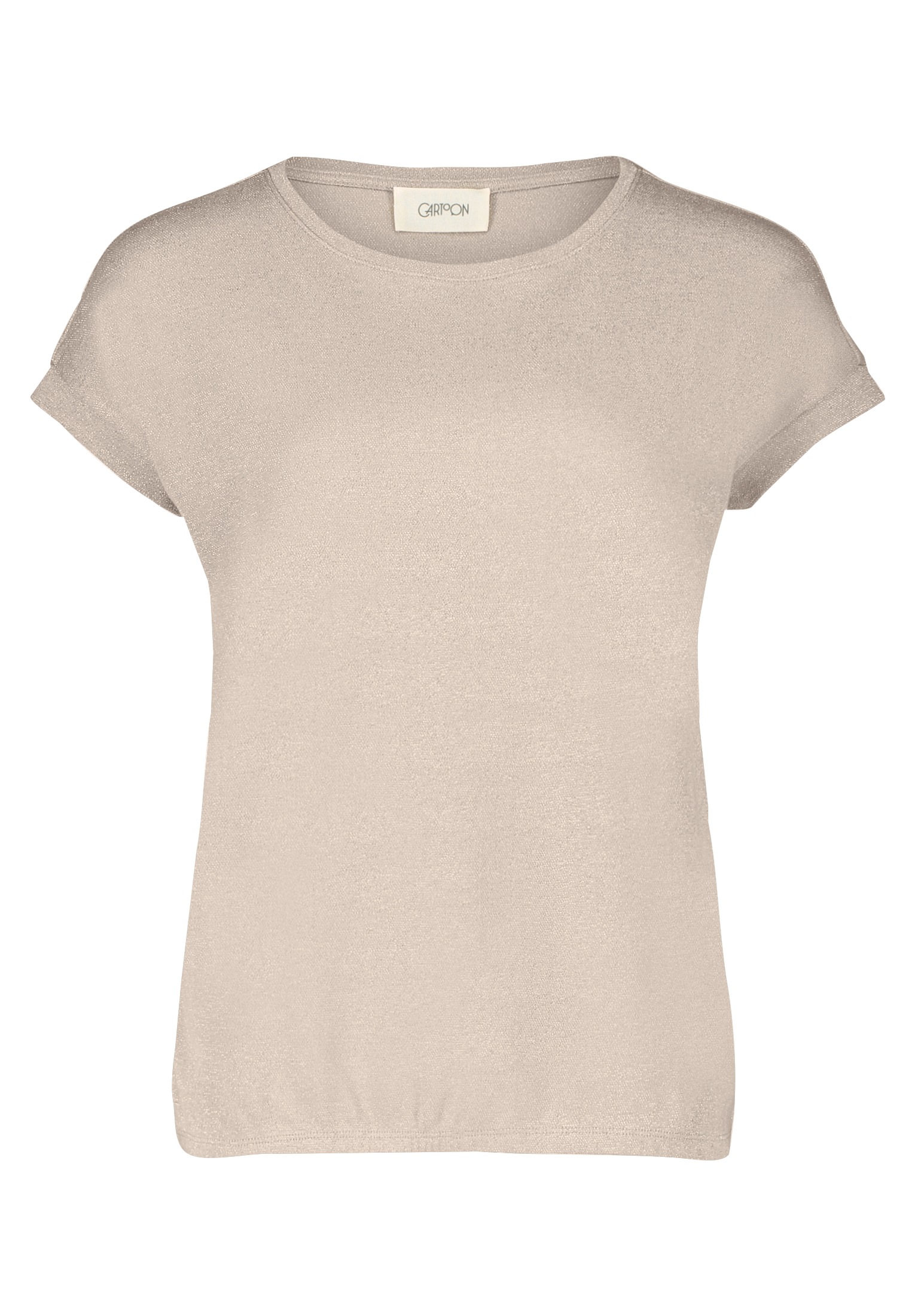 Cartoon Kurzarmshirt "Damen mit Rundhalsausschnitt" 1 Stk. Effektgarn günstig online kaufen