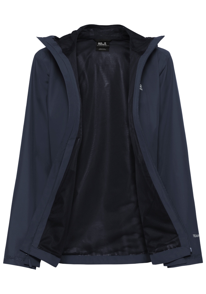 Jack Wolfskin Regenjacke »OUTROVERT 2L JKT W« mit Kapuze wasserdicht, atmungsaktiv, Übergangsjacke