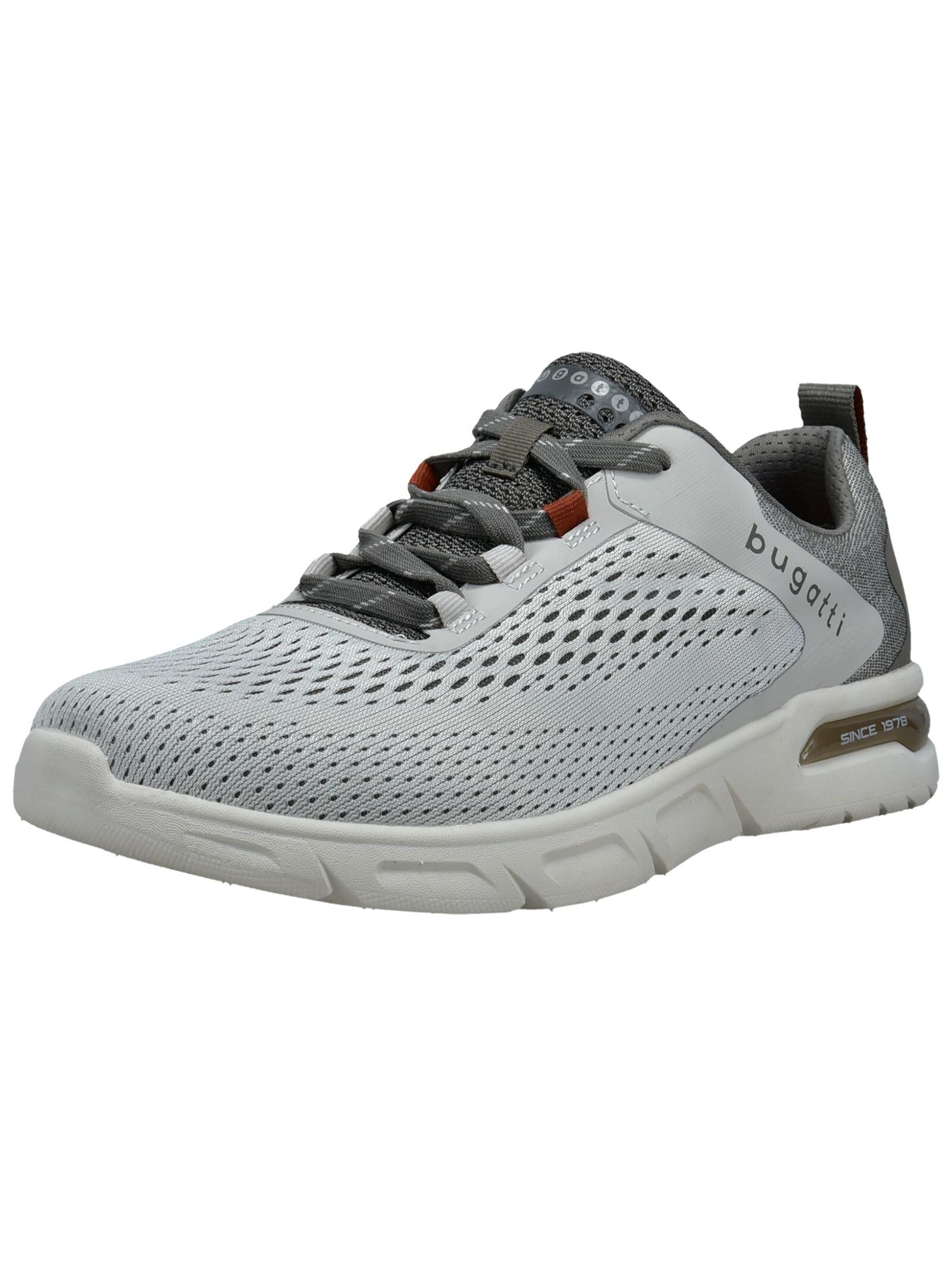 Sneaker BUGATTI "bugatti Sneaker Textil", Herren, Gr. 46, weiß, Textil, Schuhe Sneaker