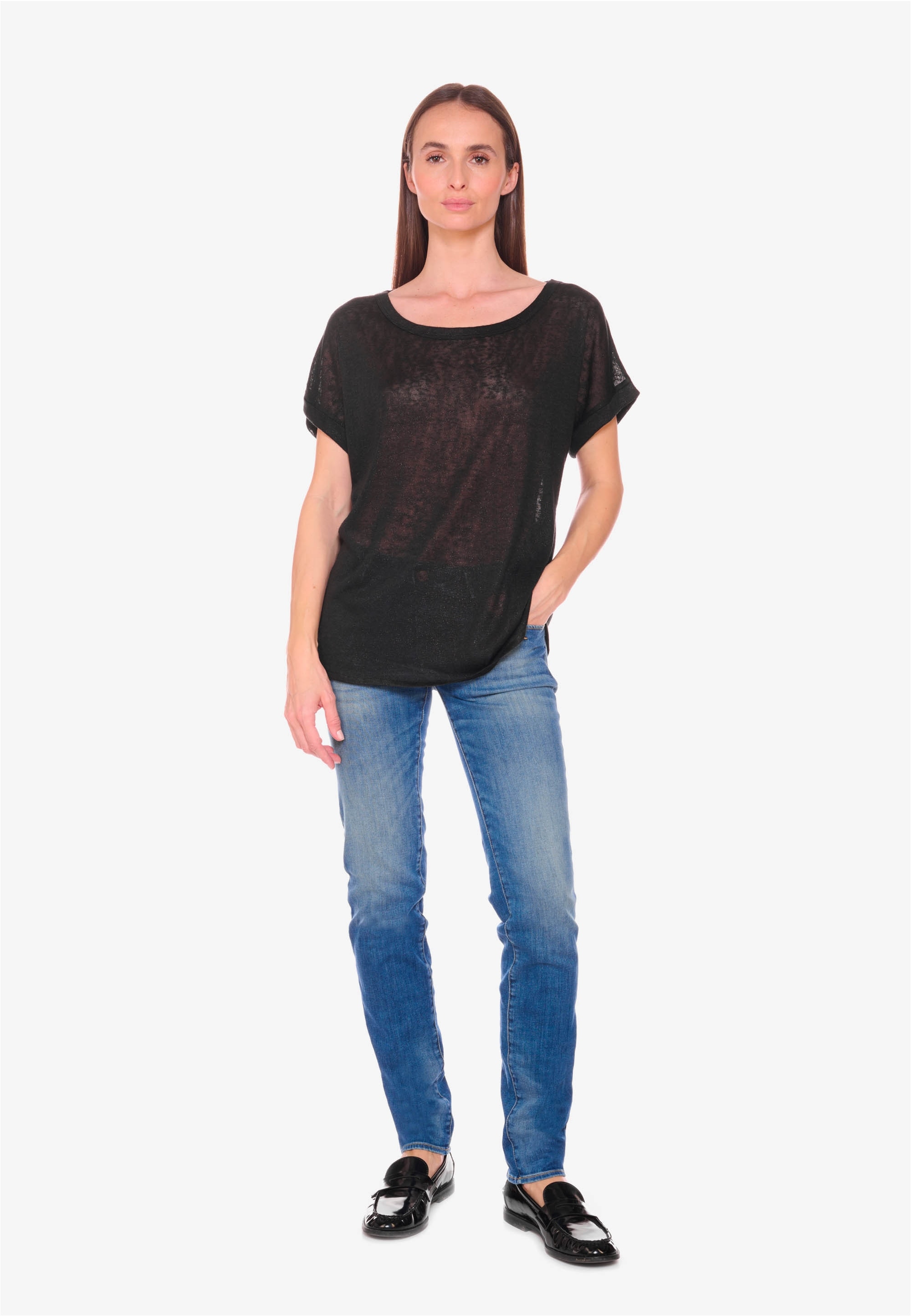 Le Temps Des Cerises T-Shirt »PATRUL«, mit dezentem Muster