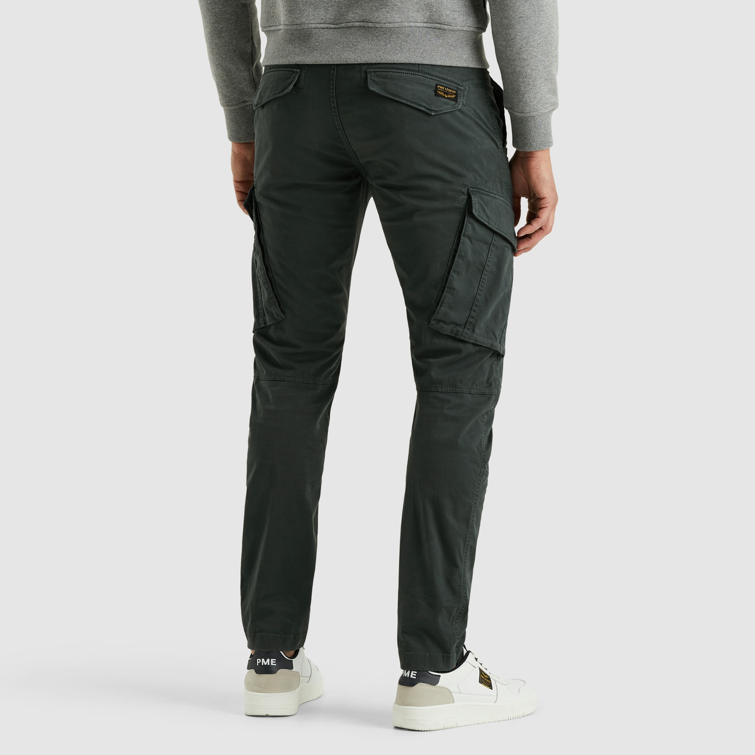 PME LEGEND Cargohose »Nordrop Stretch Twill«, mit Logo Stickerei