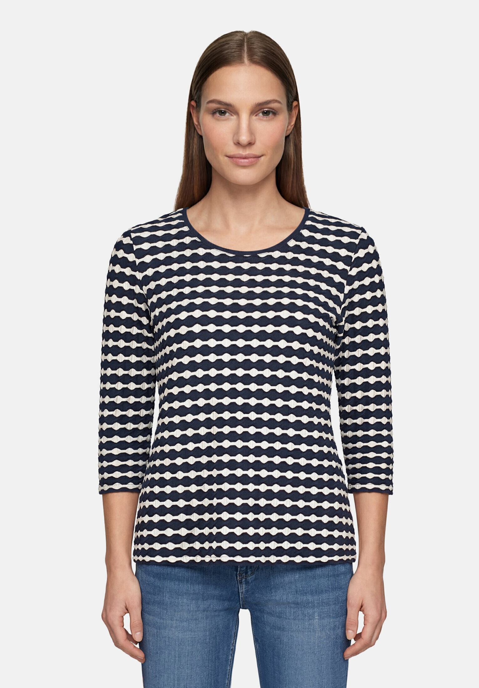 Betty Barclay 3/4-Arm-Shirt »Damen mit Rundhalsausschnitt« 1 Stk. Material