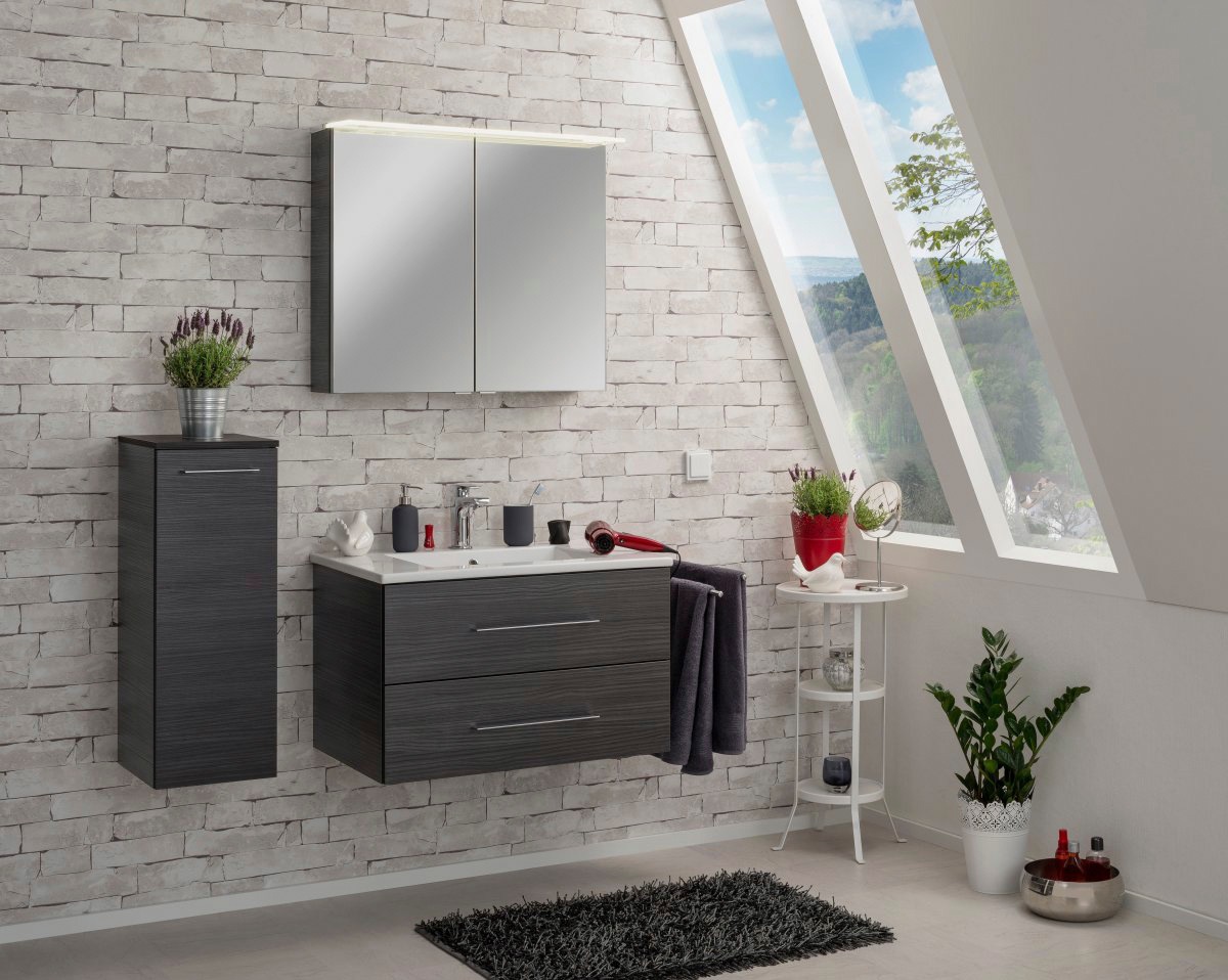 FACKELMANN Midischrank »B.perfekt«, Badmöbel Badmöbel Breite 30,5 cm